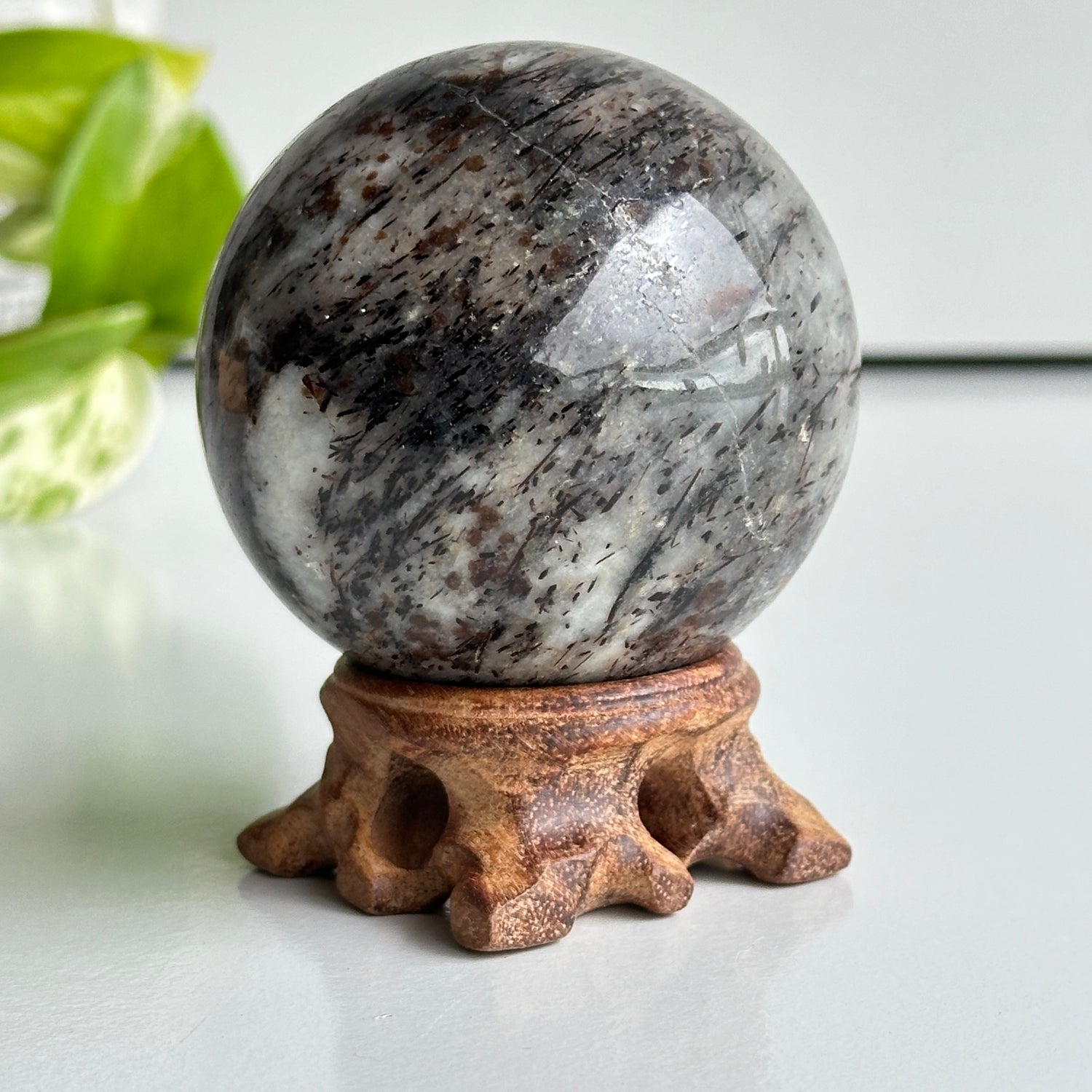 A Grade Astrophyllite Sphere 6.5cm