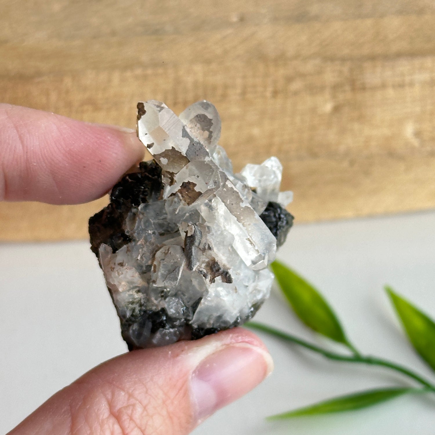 Epidote & Quartz Cluster 22g