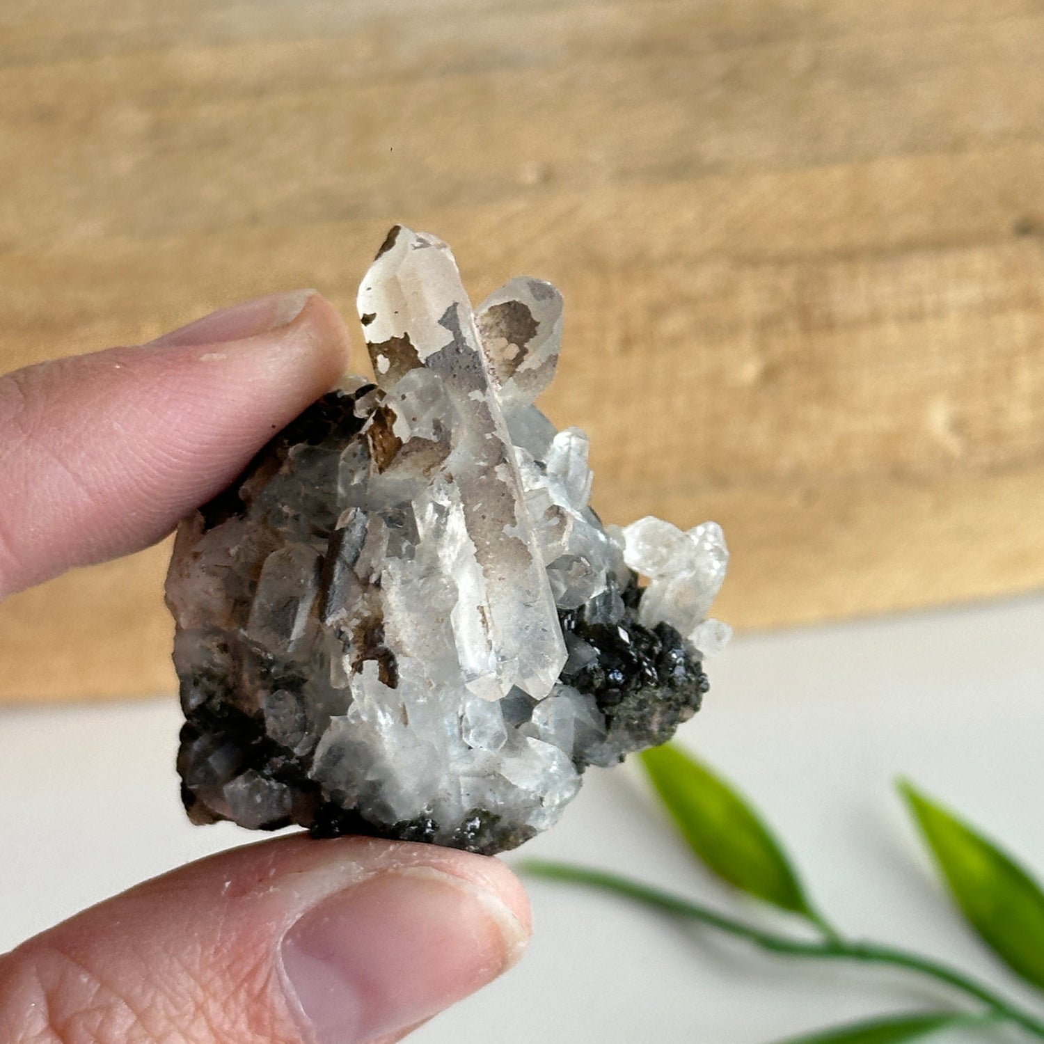 Epidote & Quartz Cluster 22g