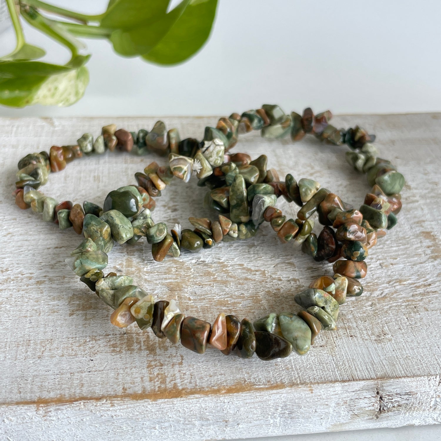 Rhyolite Chip Bracelet