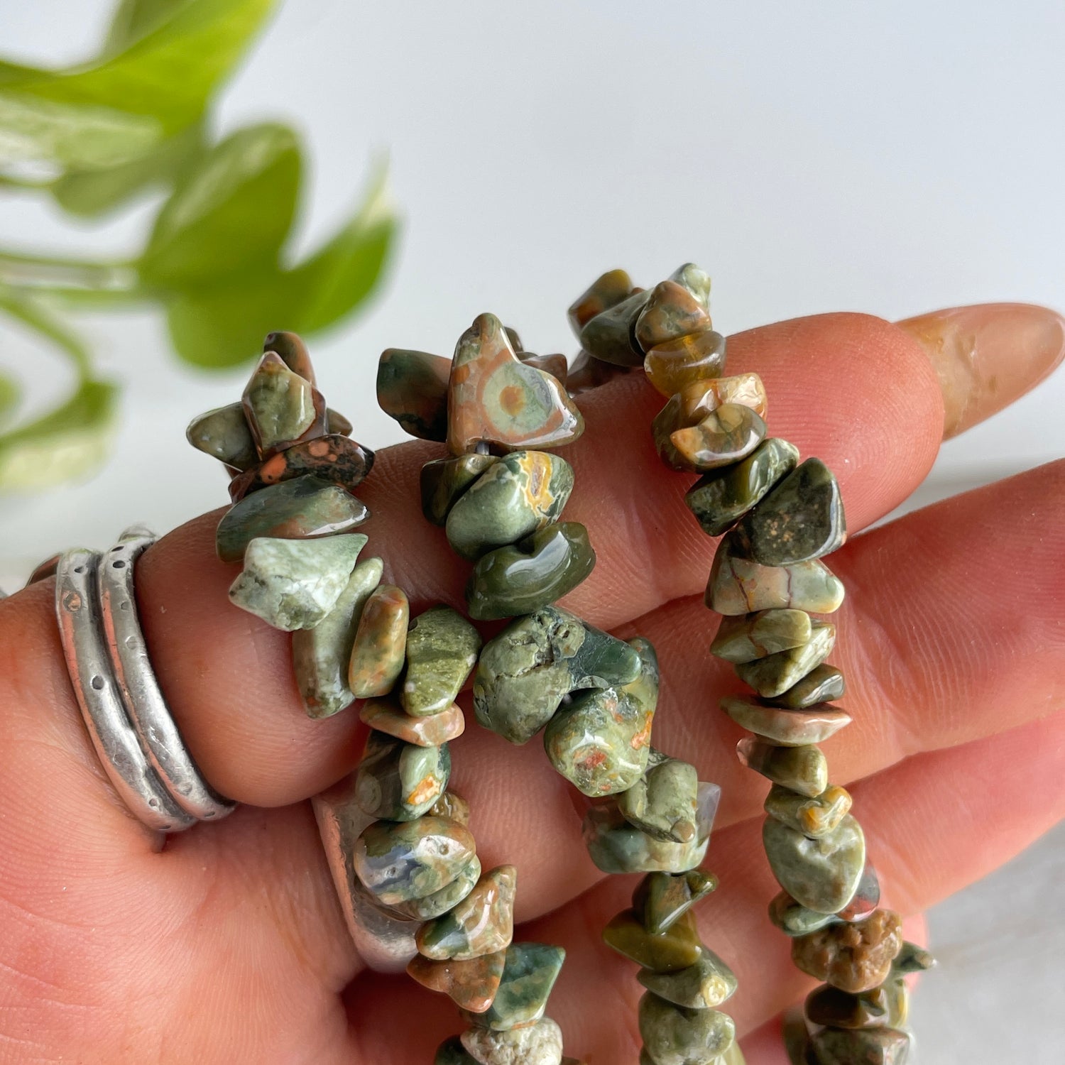 Rhyolite Chip Bracelet