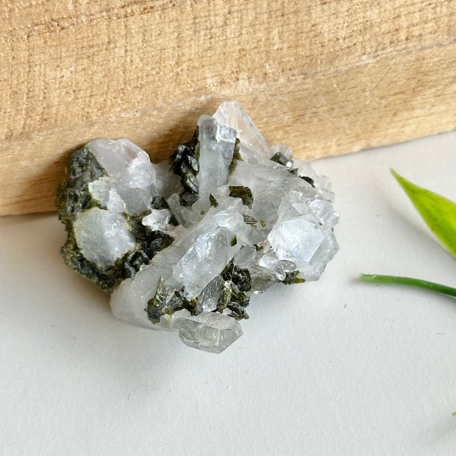 Epidote & Quartz Cluster 16g