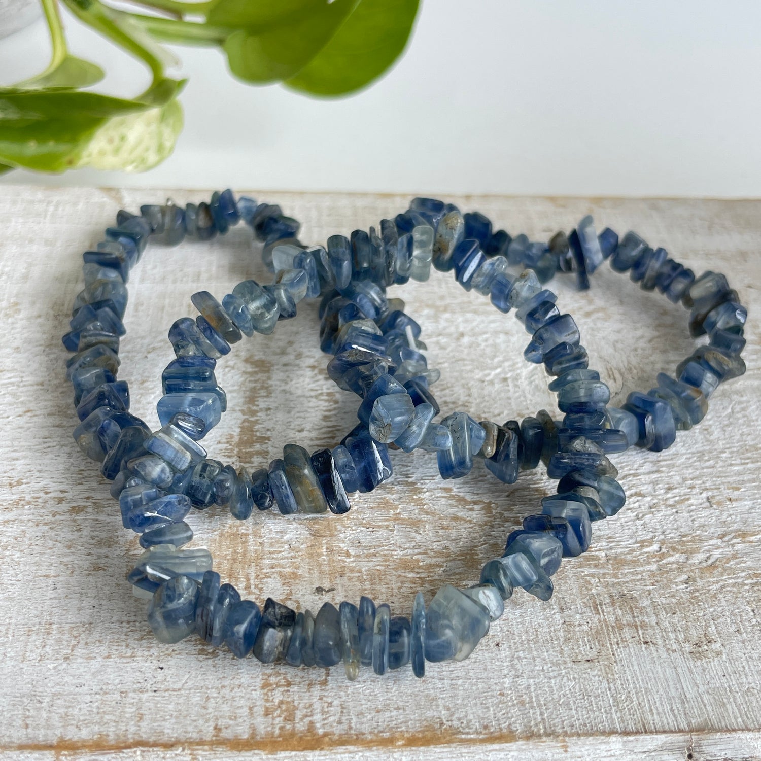Blue Kyanite Chip Bracelet