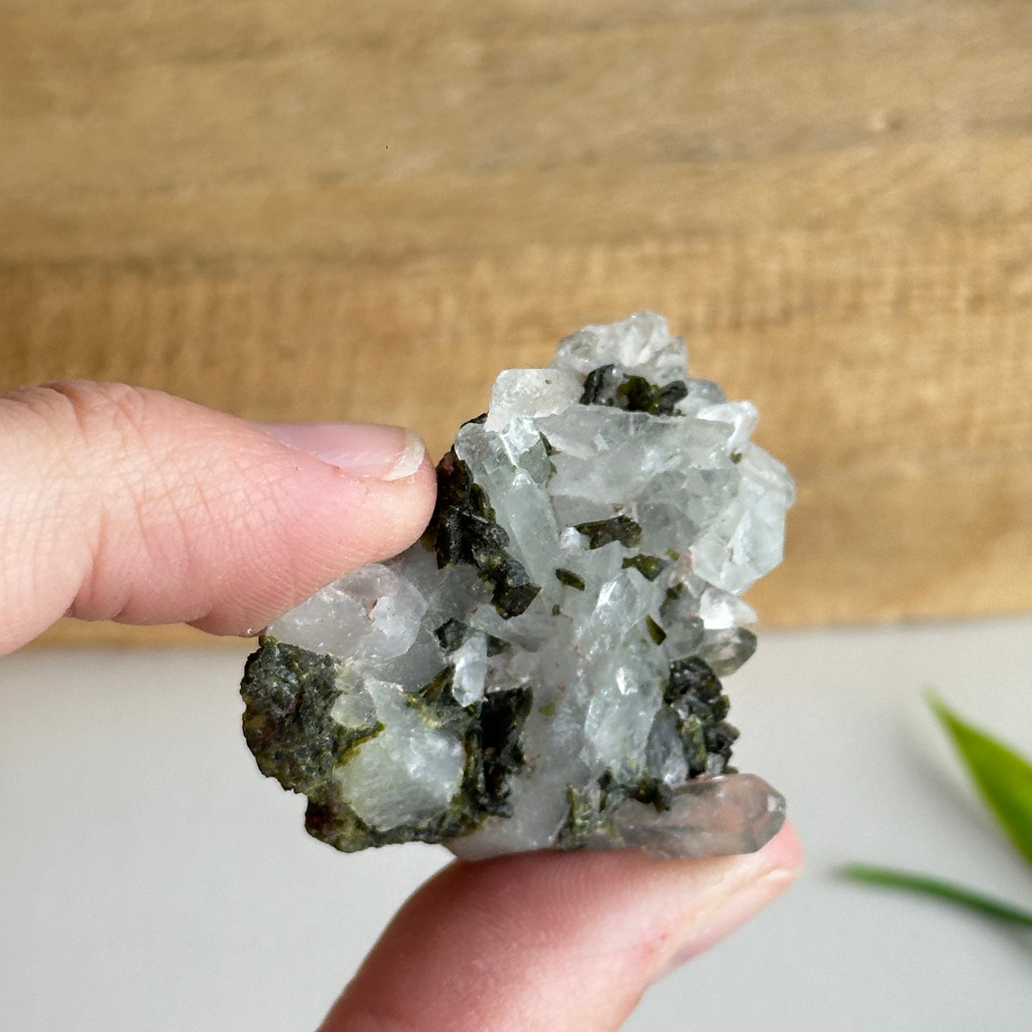 Epidote & Quartz Cluster 16g