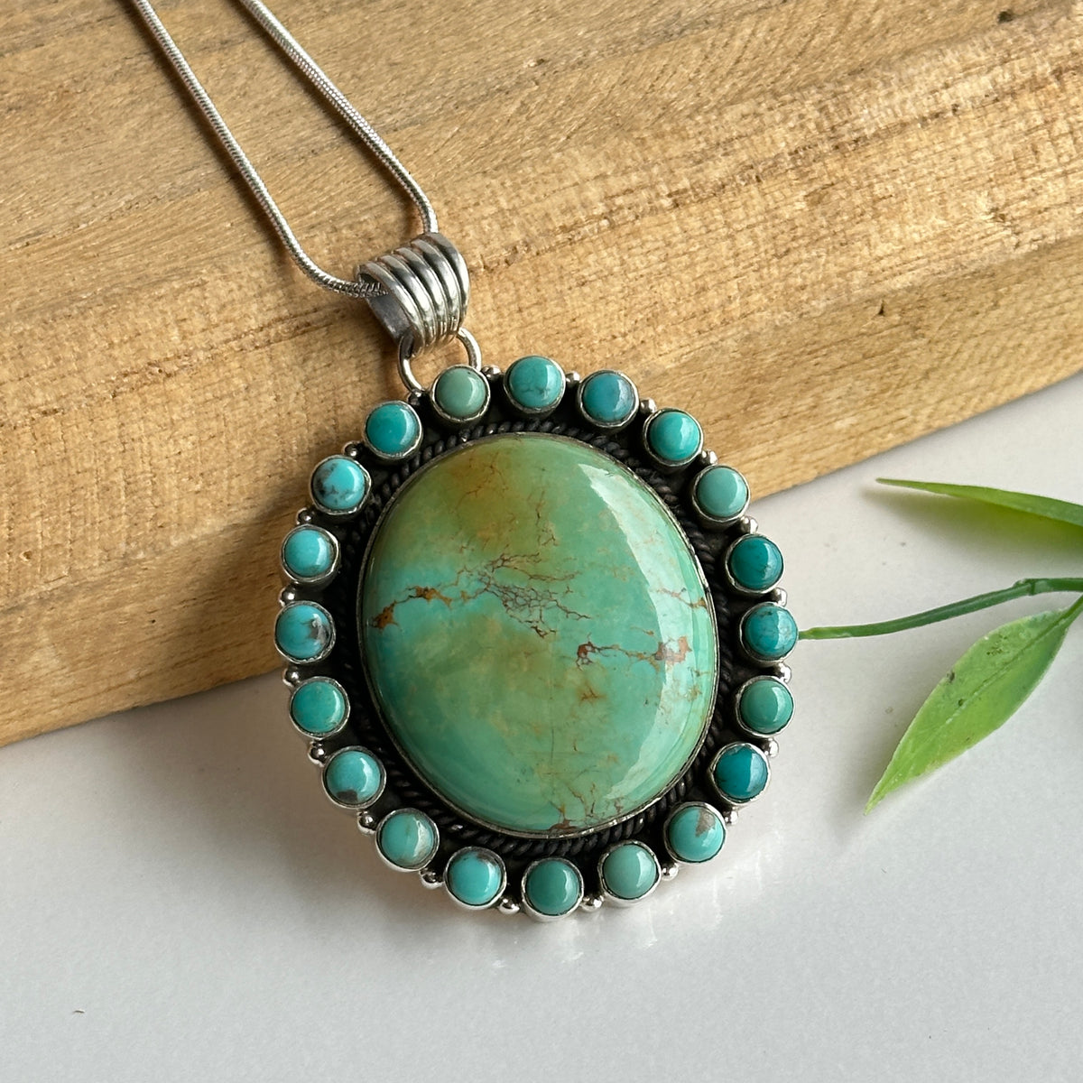 Turquoise Oval Pendant