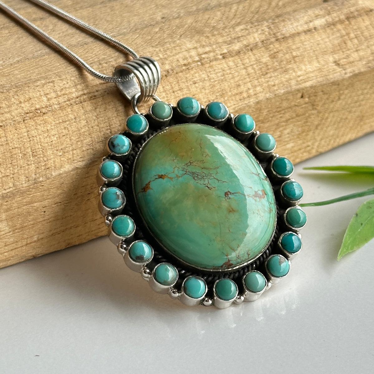 Turquoise Oval Pendant