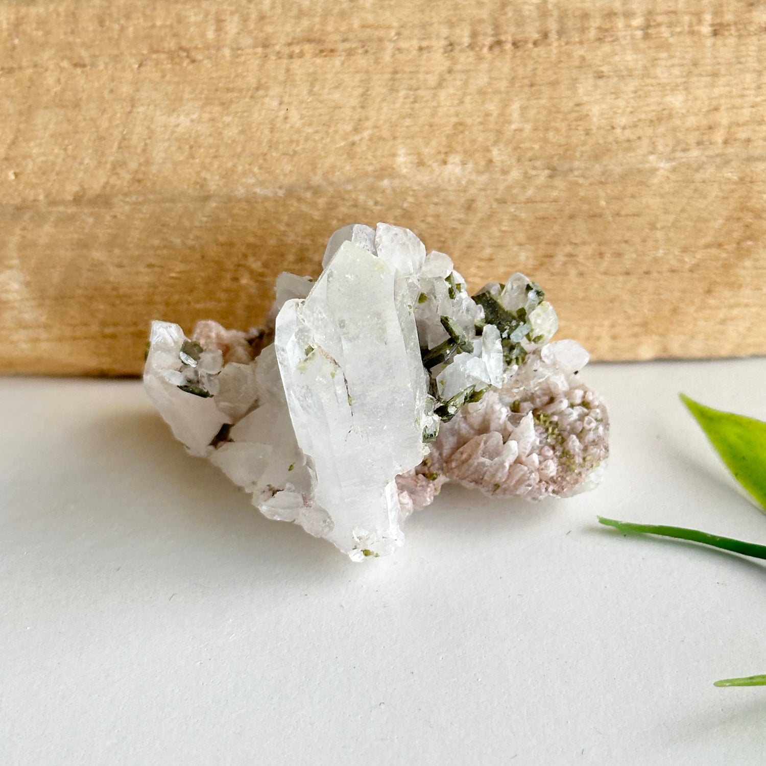 Epidote & Quartz Cluster 18g