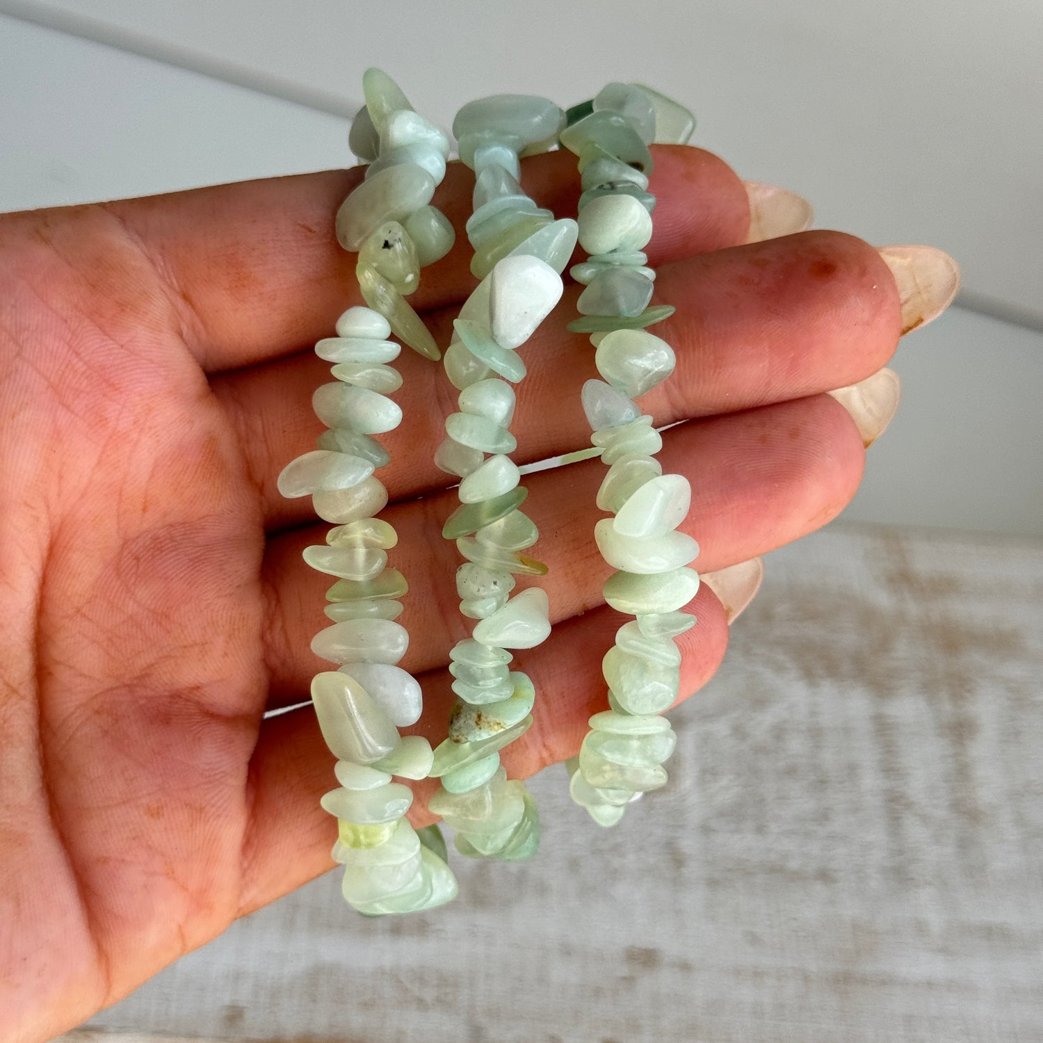 New Jade Chip Bracelet