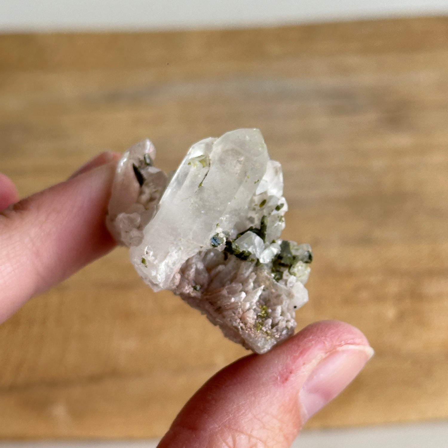 Epidote & Quartz Cluster 18g