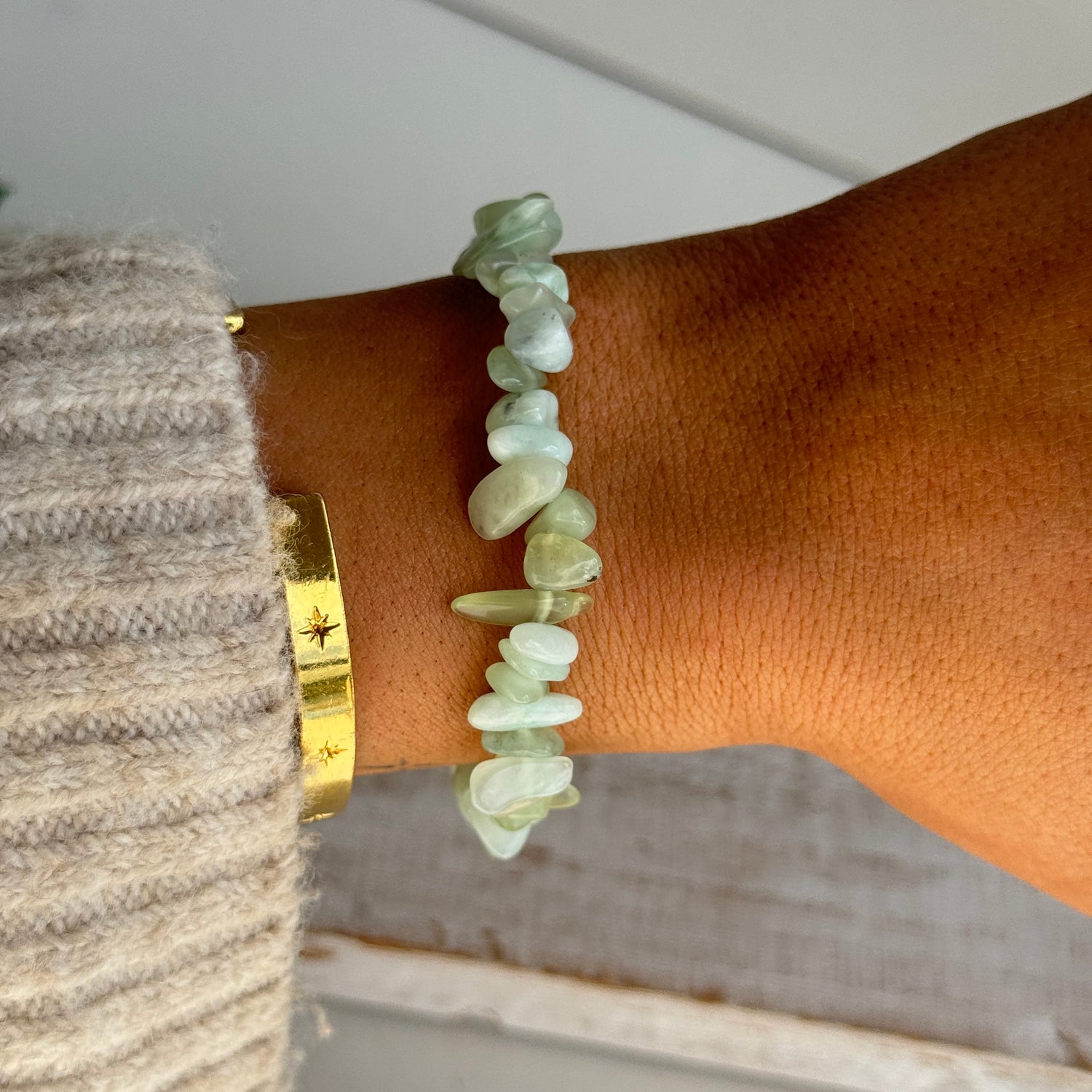 New Jade Chip Bracelet