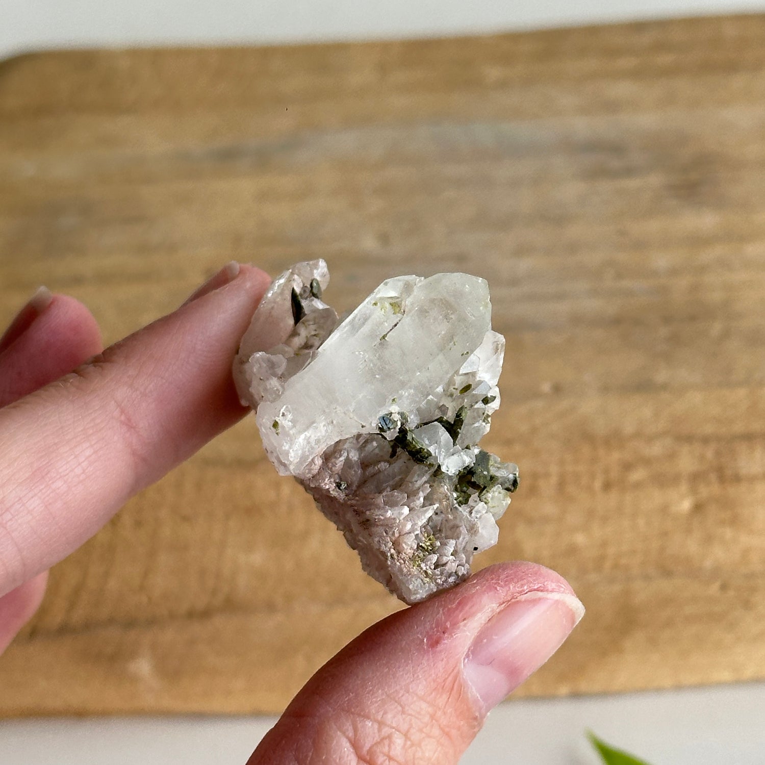 Epidote & Quartz Cluster 18g