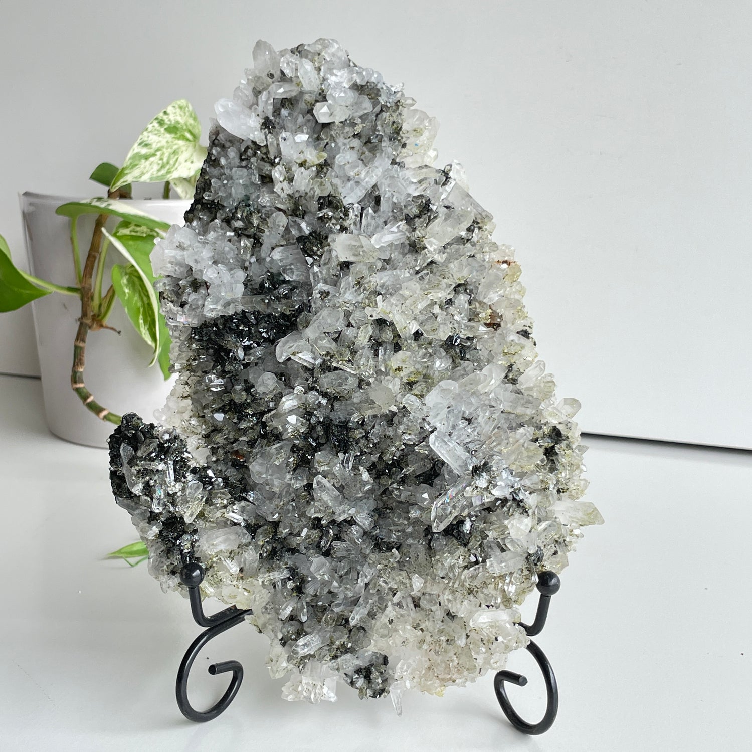 Epidote & Quartz Cluster 1.070kg - High Quality