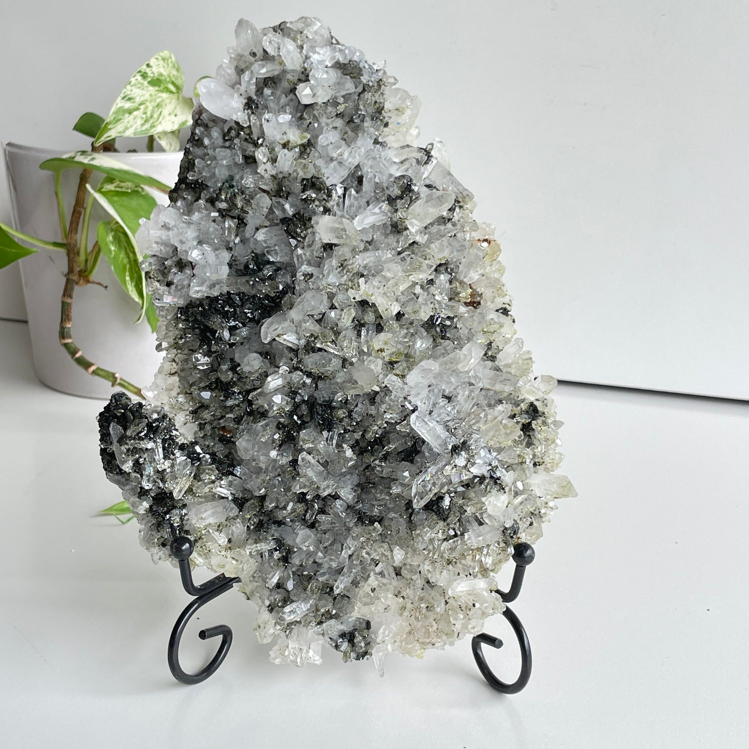 Epidote & Quartz Cluster 1.070kg - High Quality