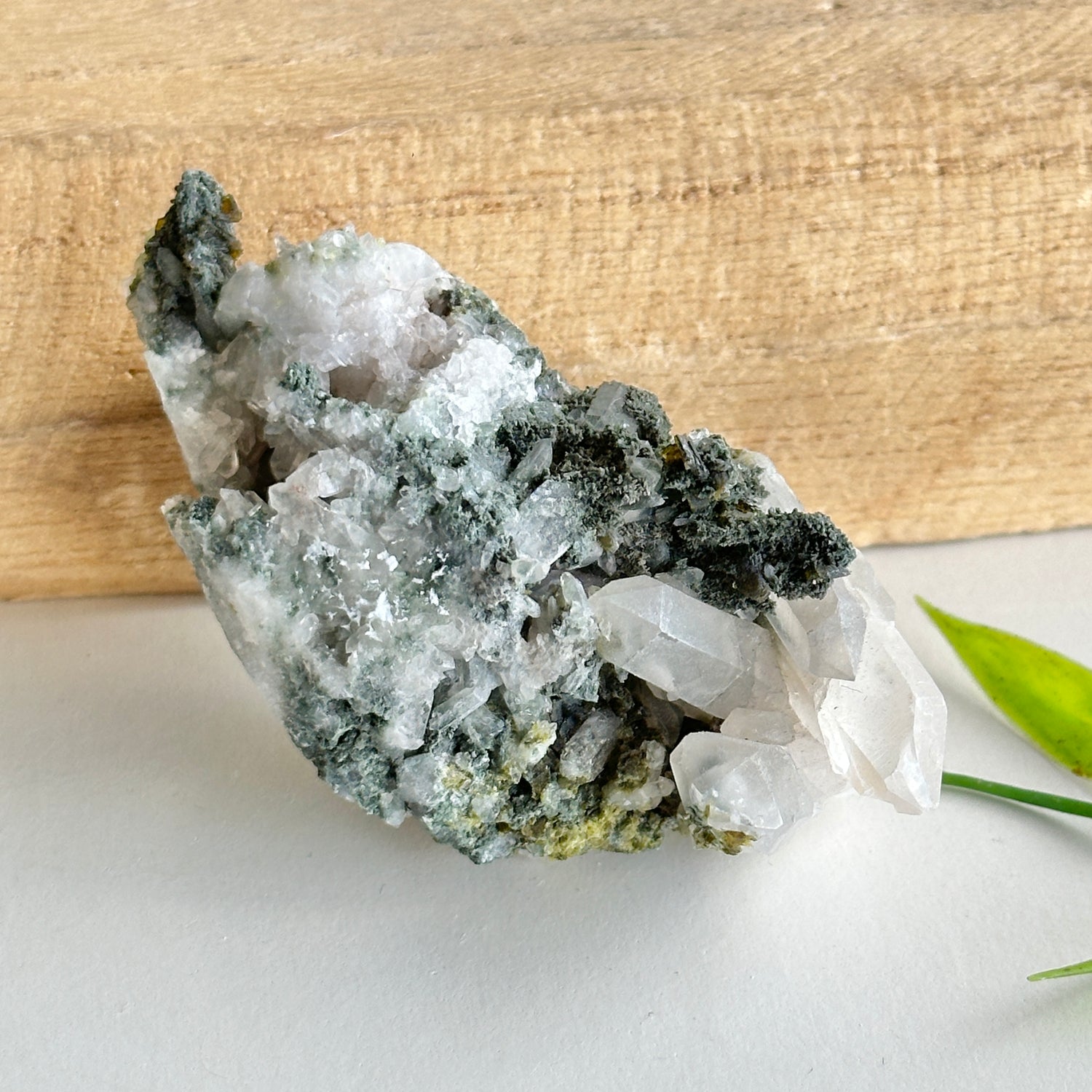 Epidote & Quartz Cluster 50g