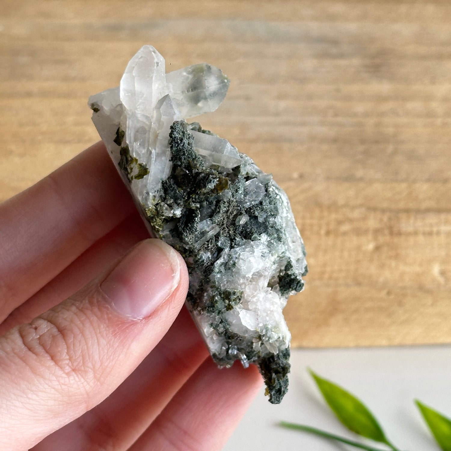 Epidote & Quartz Cluster 50g