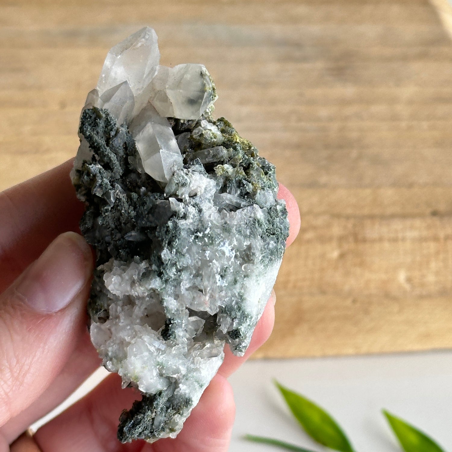 Epidote & Quartz Cluster 50g