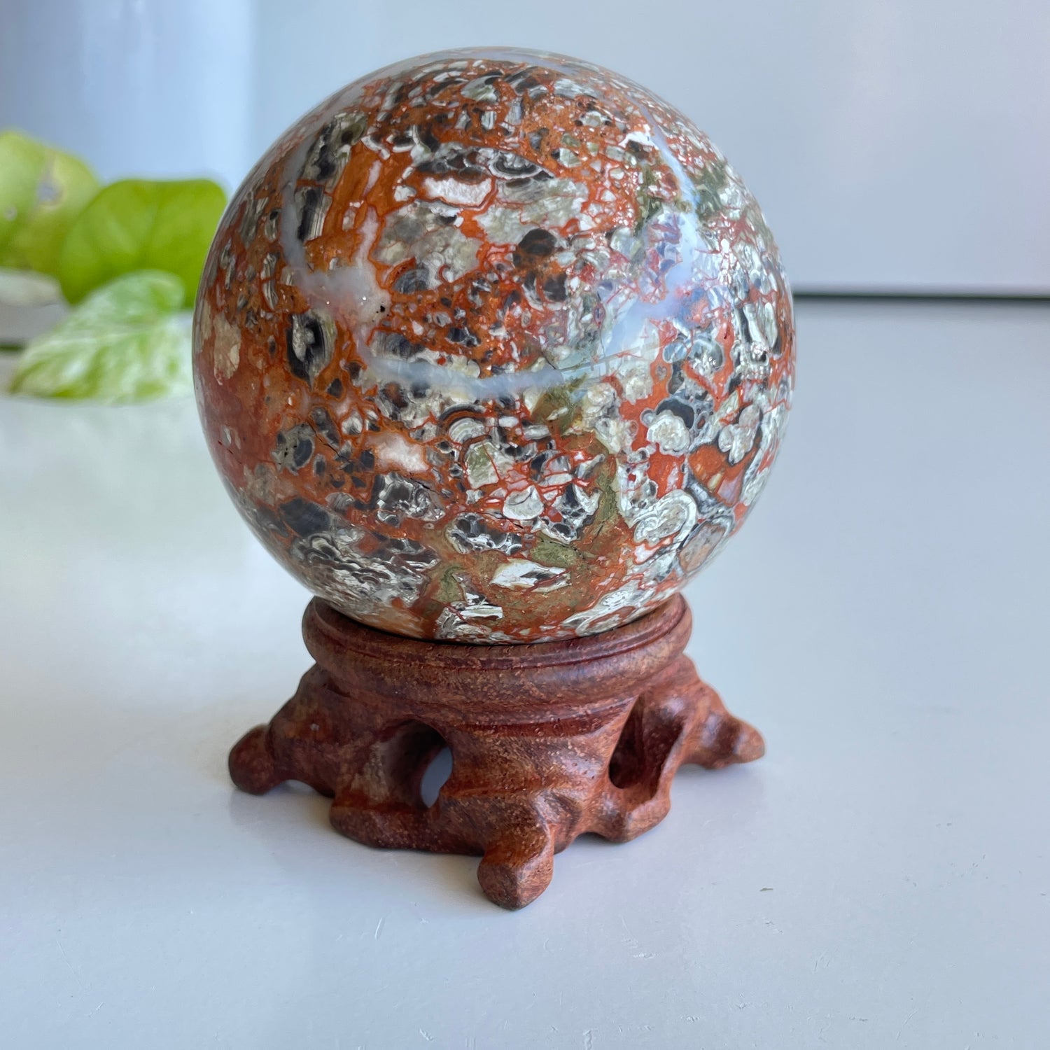 Money Agate Sphere 7.2cm
