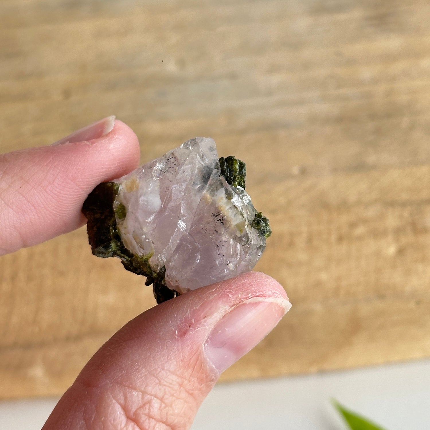Epidote & Quartz Cluster 8g