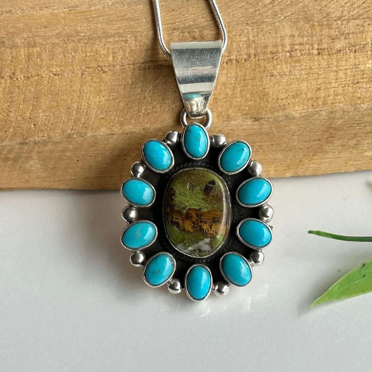 Turquoise Oval Pendant