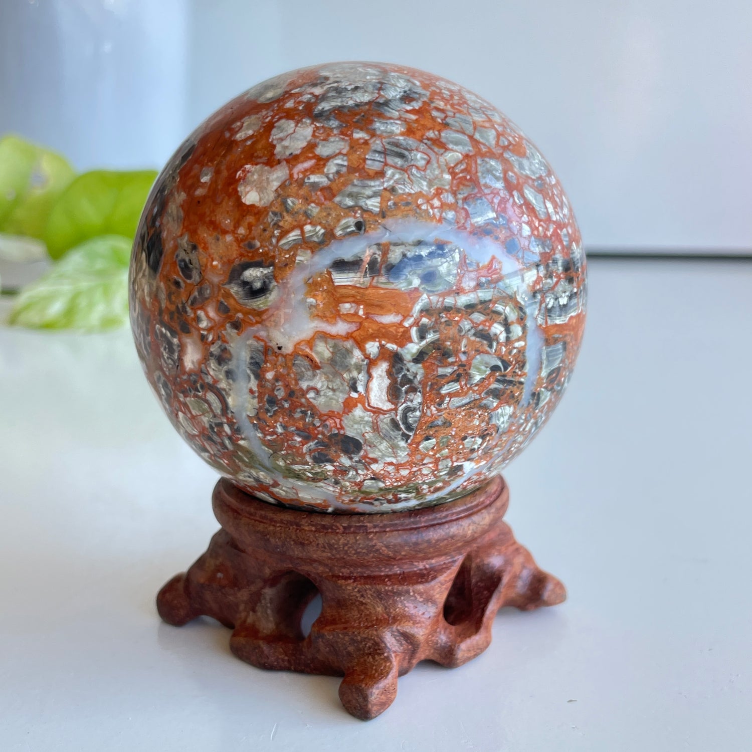 Money Agate Sphere 7.2cm