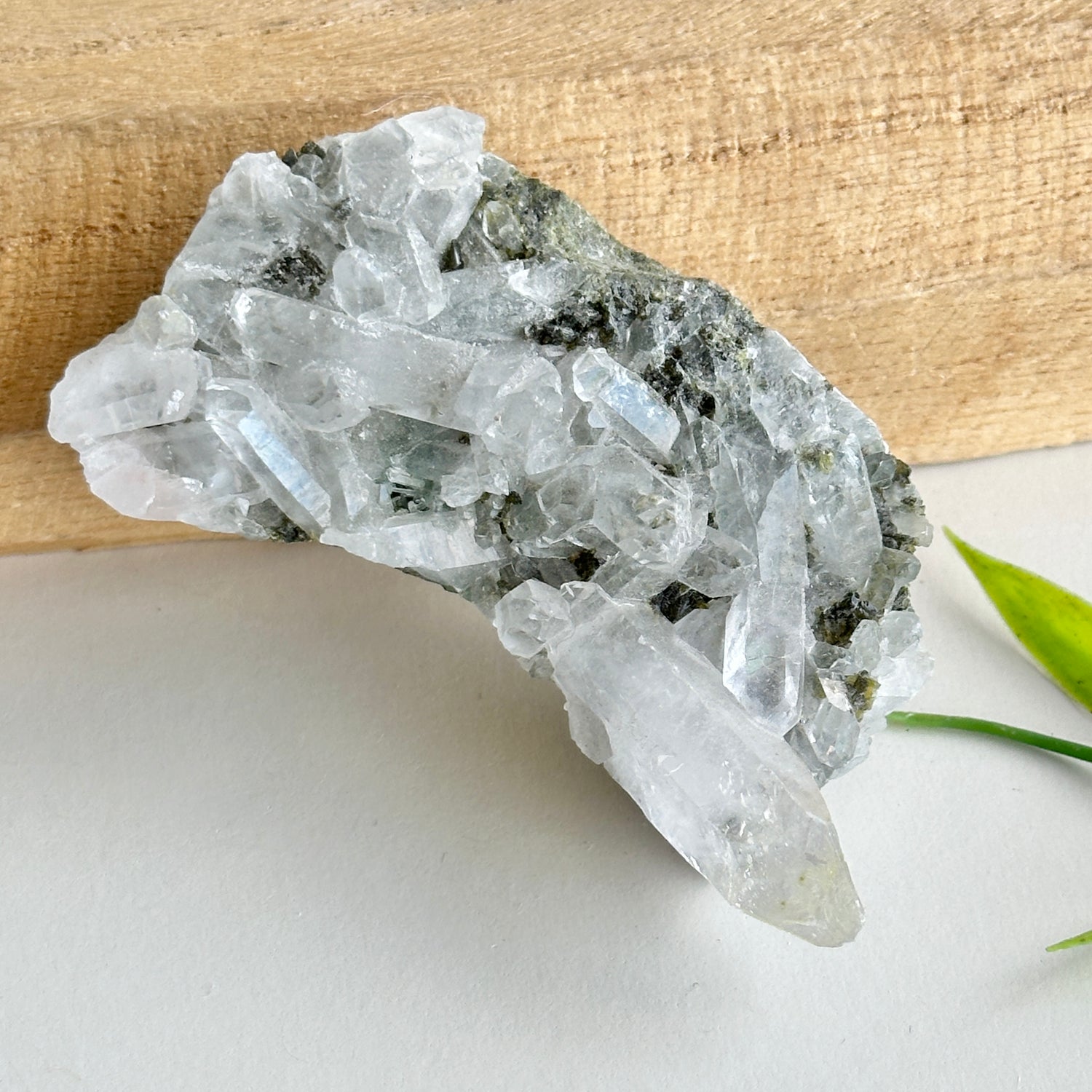 Epidote & Quartz Cluster 58g