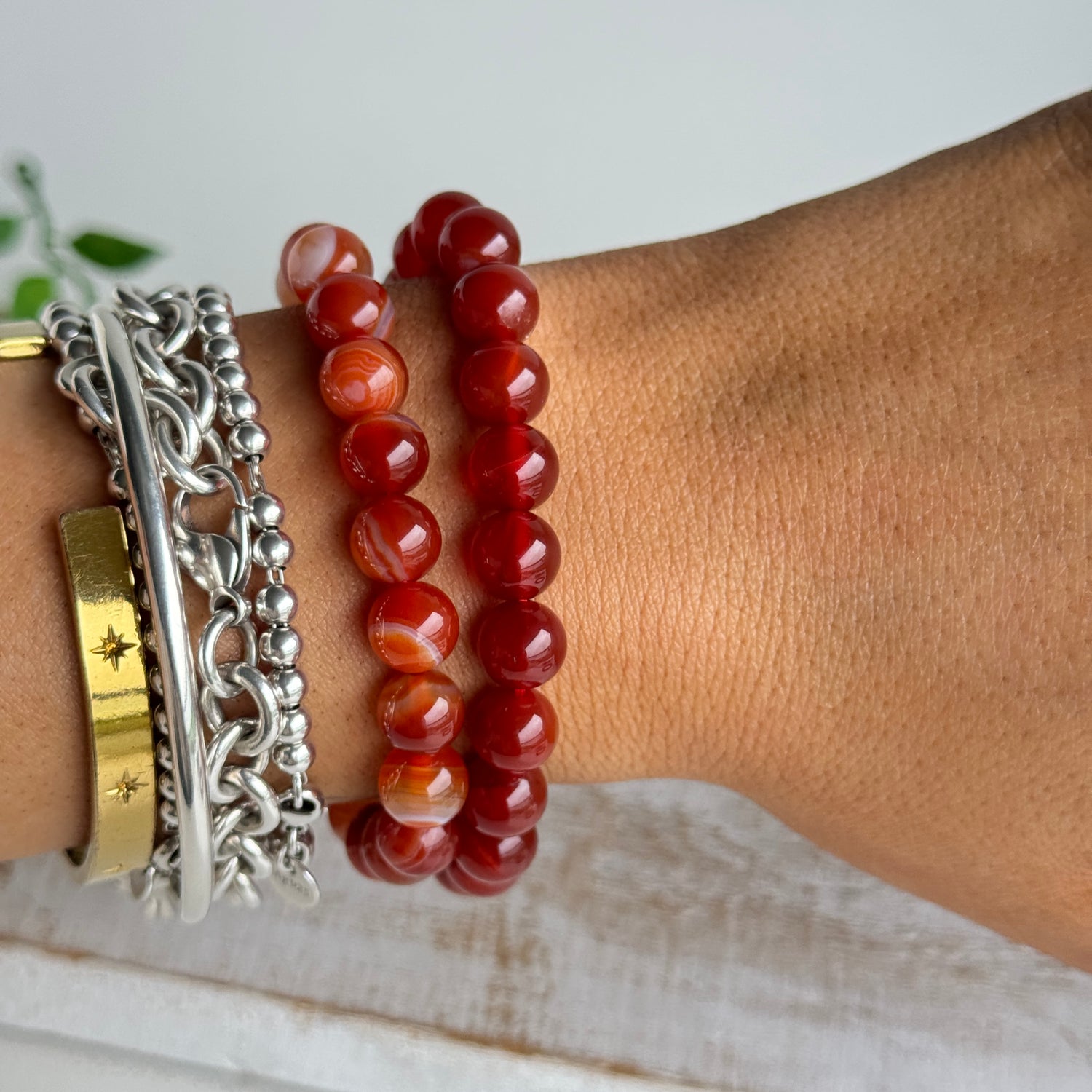 Carnelian Med Bracelet