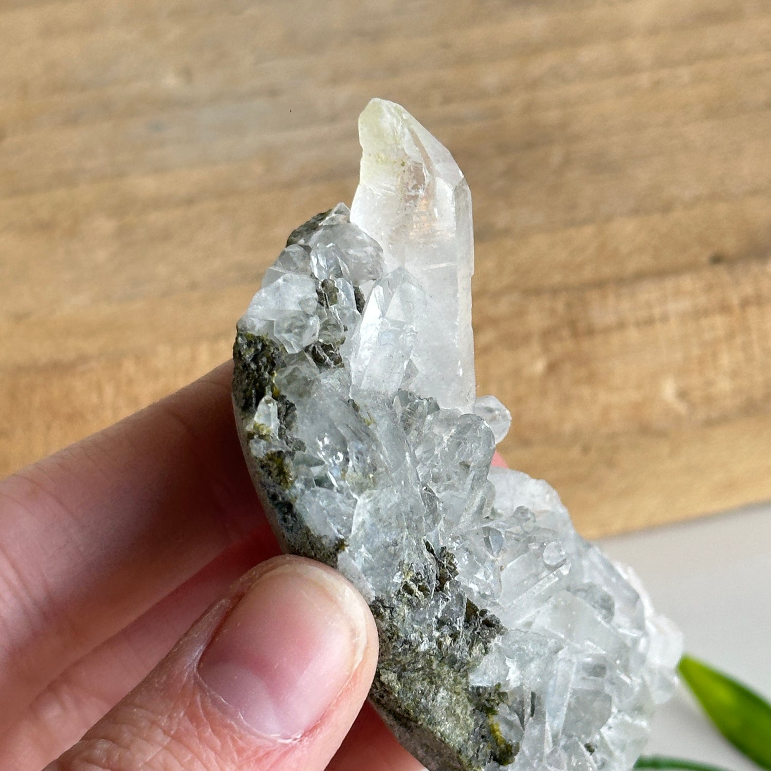 Epidote & Quartz Cluster 58g
