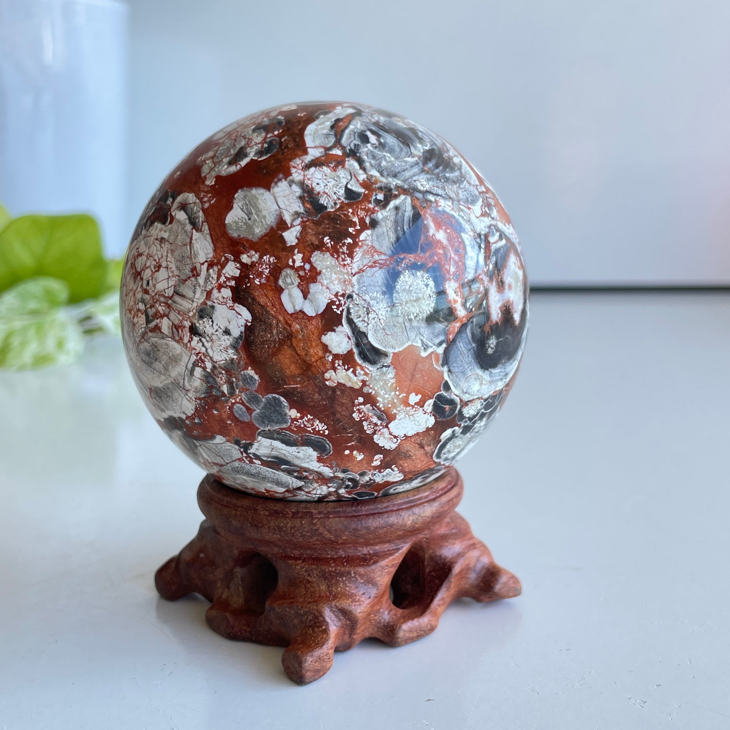 Money Agate Sphere 7.2cm