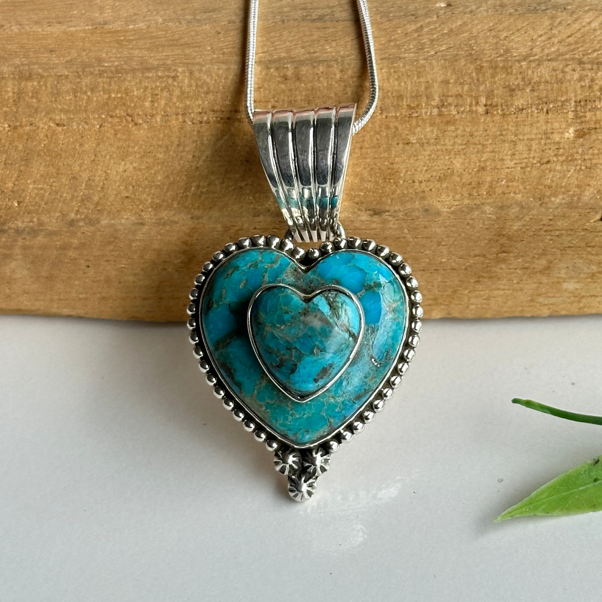 Turquoise Heart Pendant