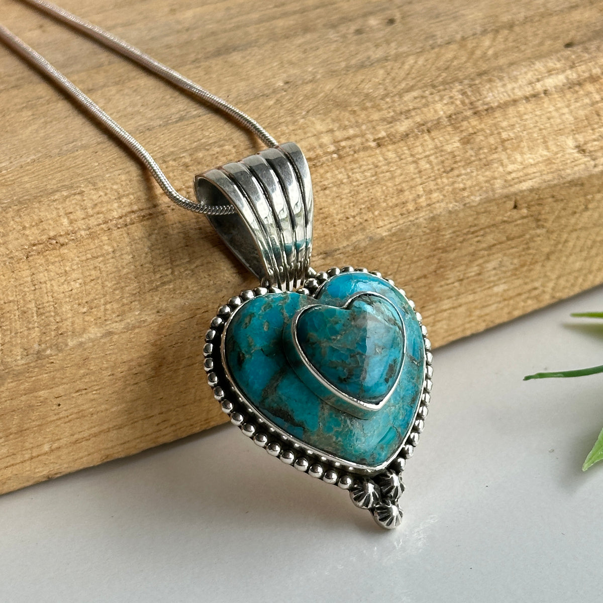 Turquoise Heart Pendant