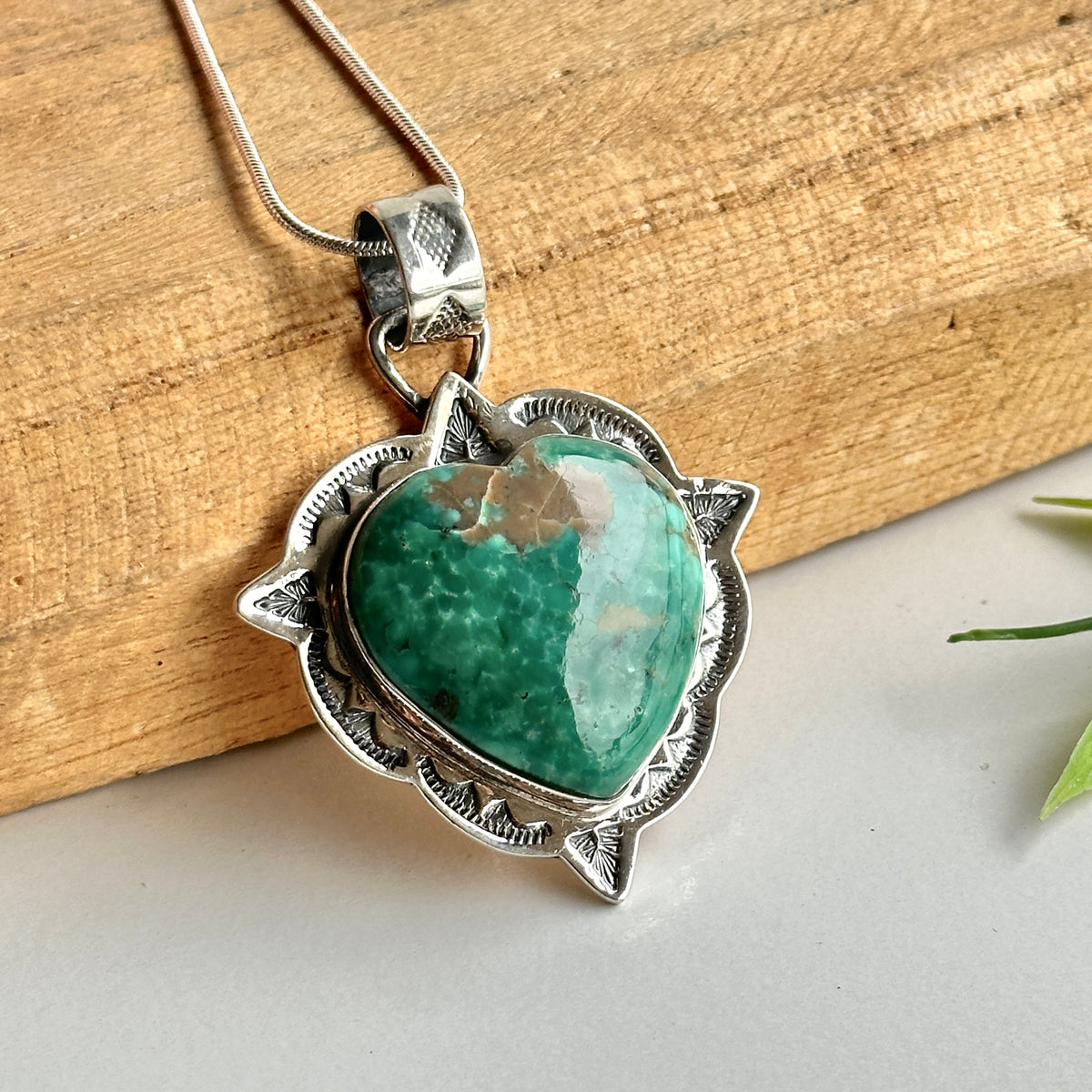 Turquoise Heart Pendant