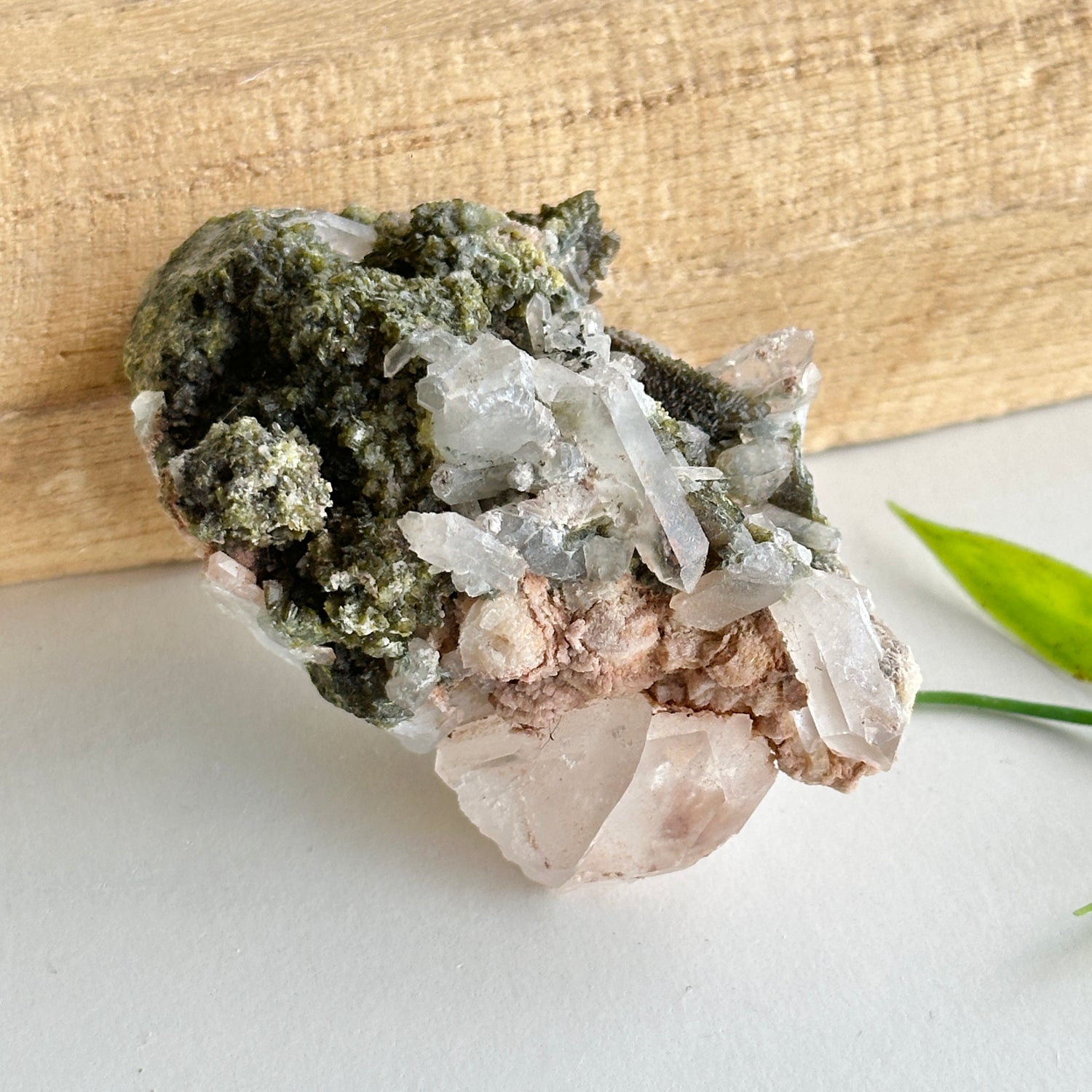 Epidote & Quartz Cluster 52g