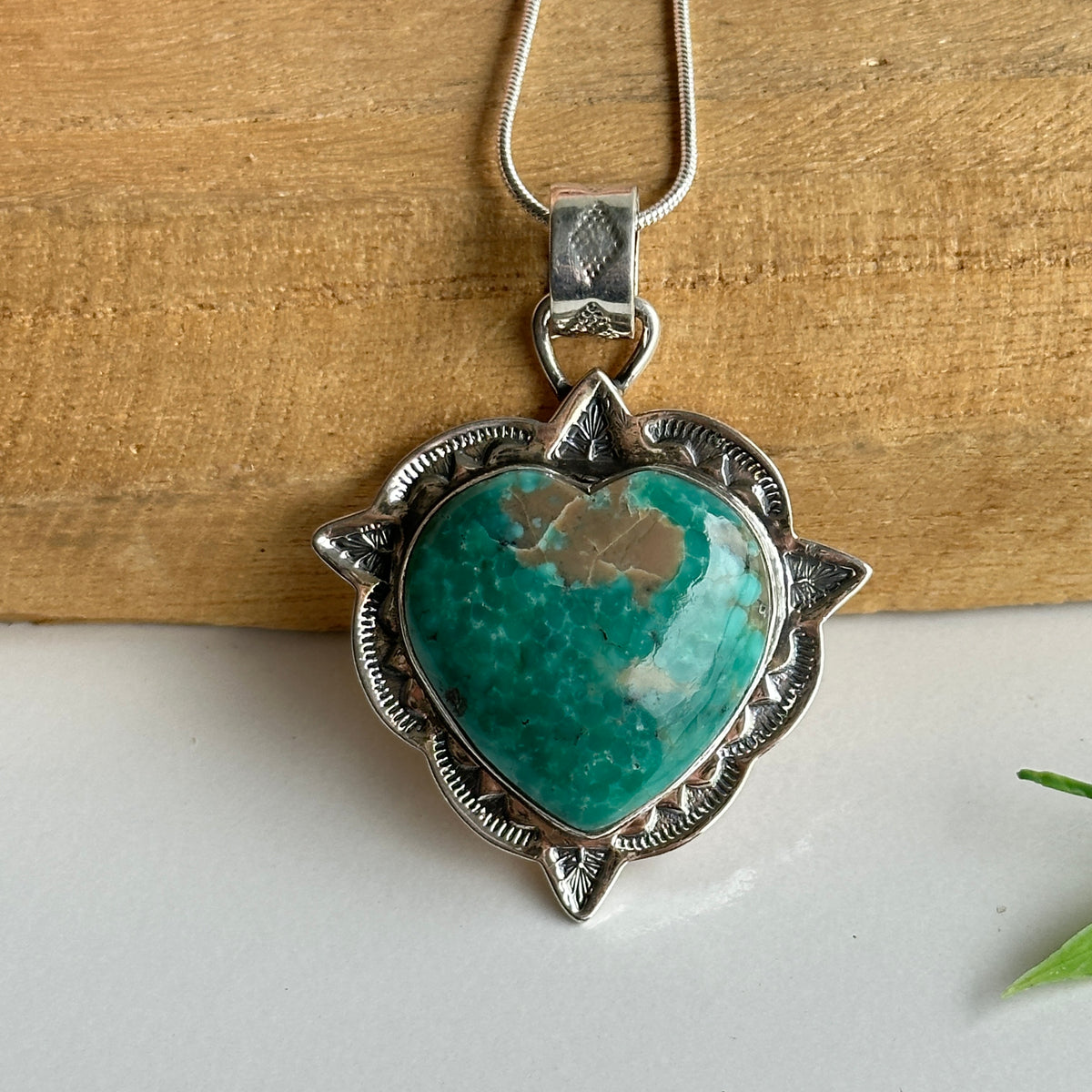 Turquoise Heart Pendant