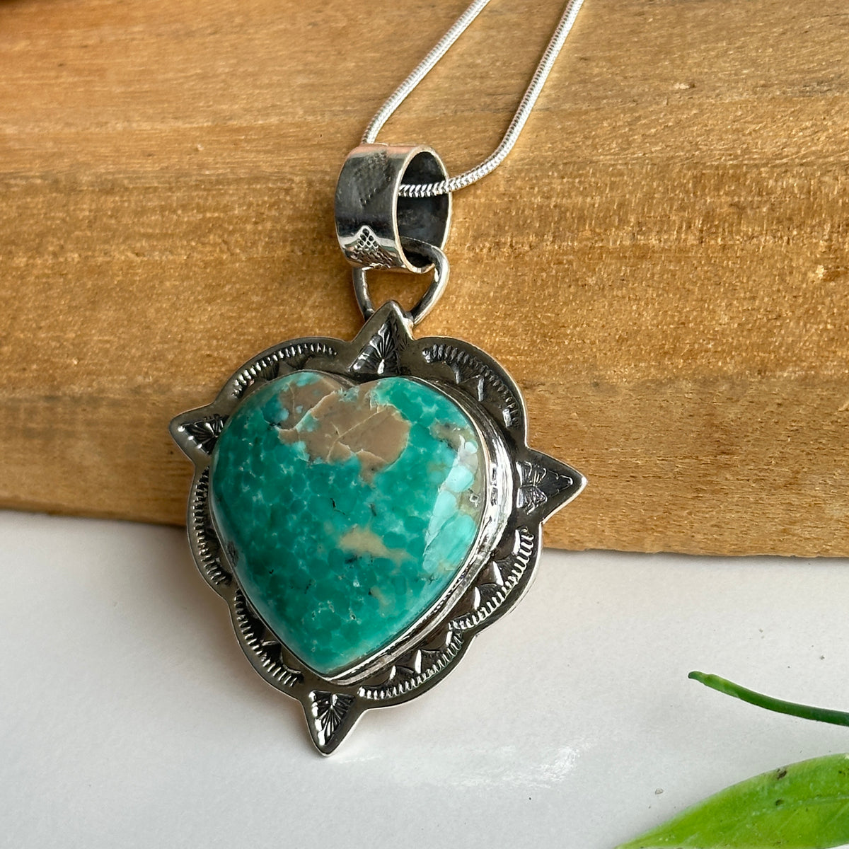 Turquoise Heart Pendant