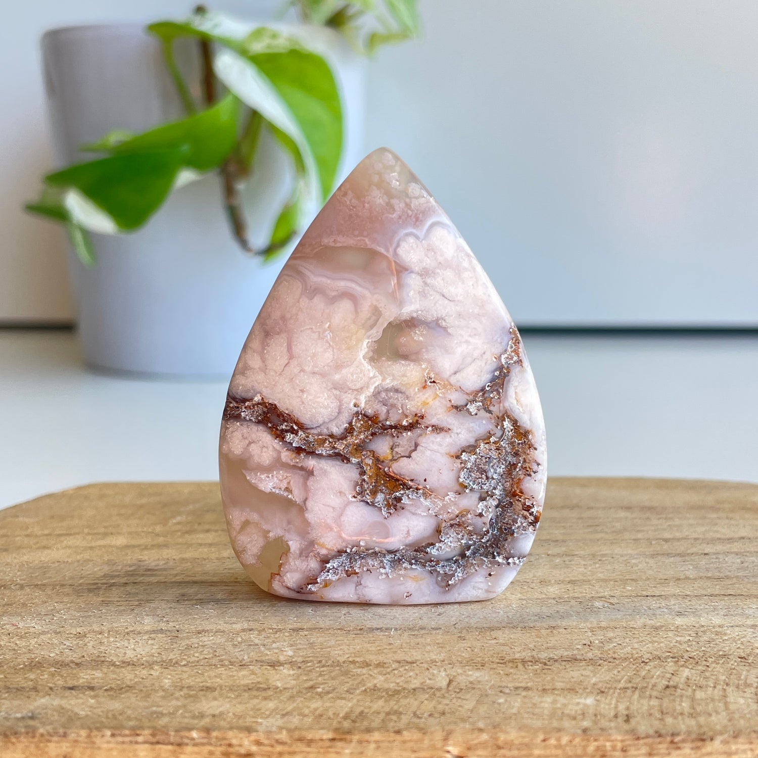Flower Agate Flame 6.2cm