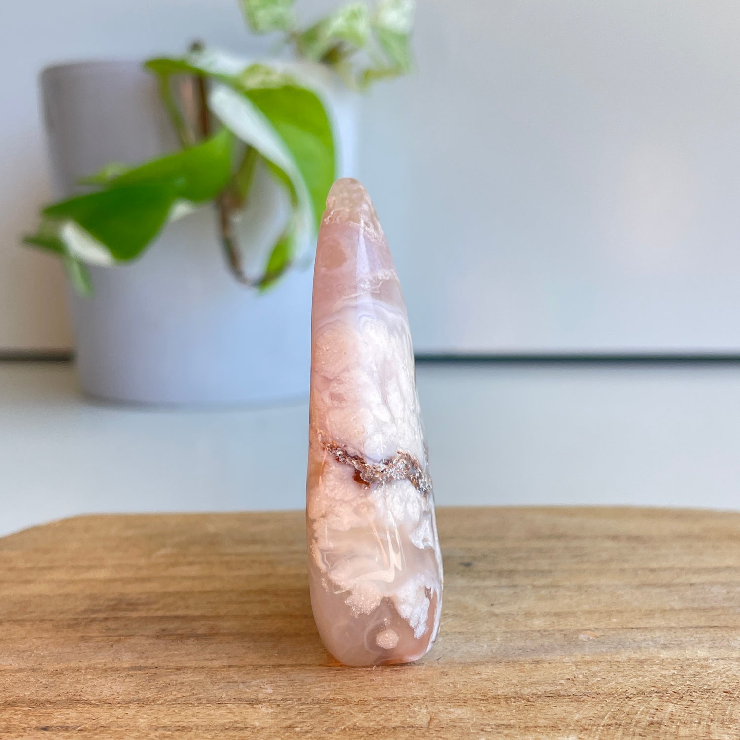 Flower Agate Flame 6.2cm