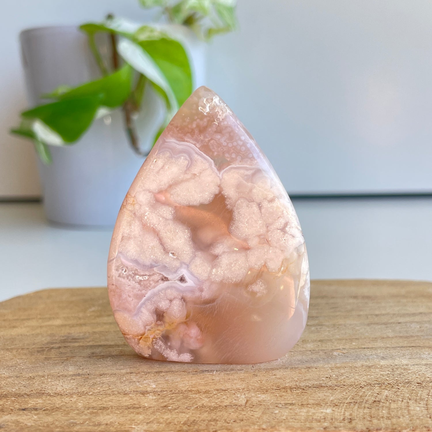 Flower Agate Flame 6.2cm