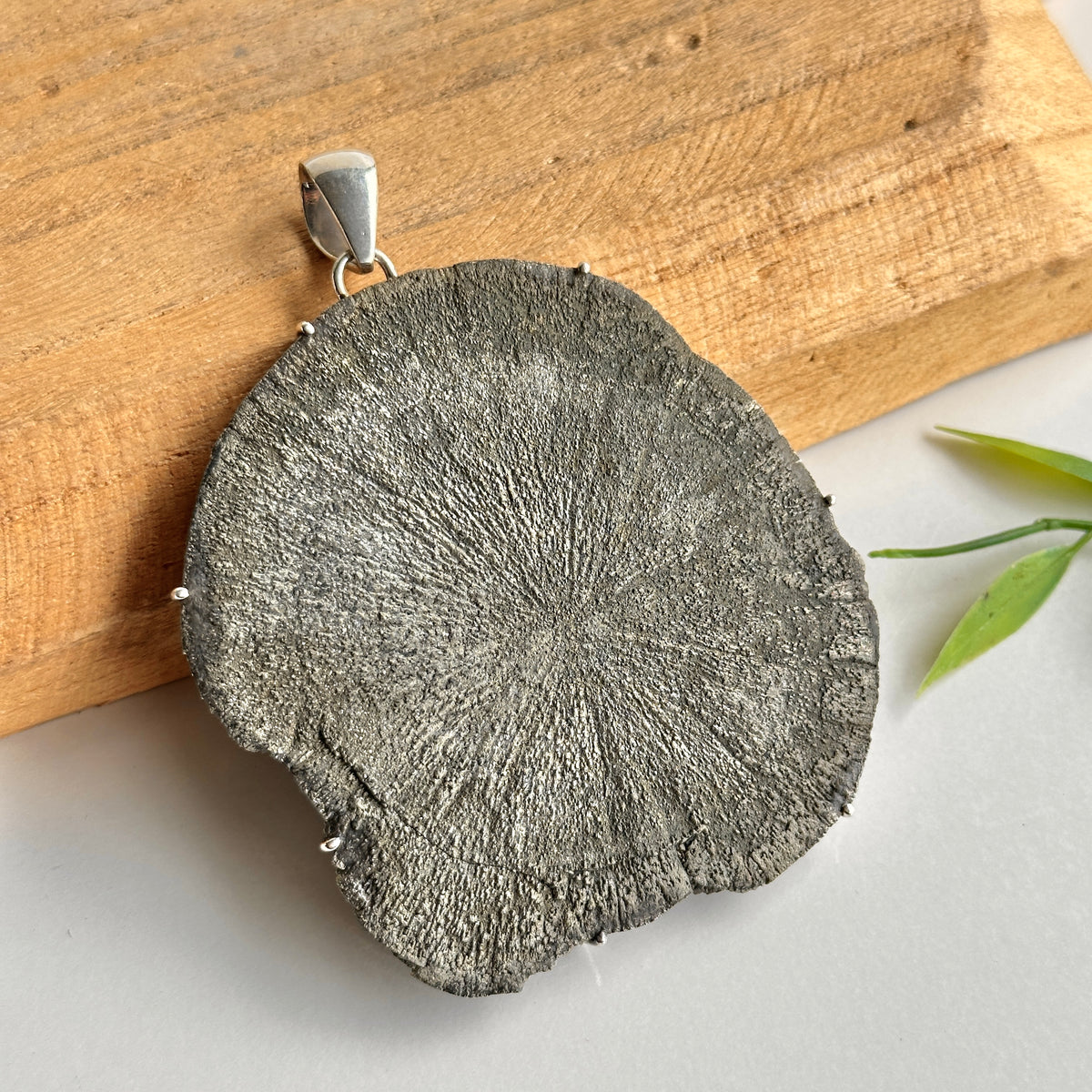 Pyrite Sun Pendant
