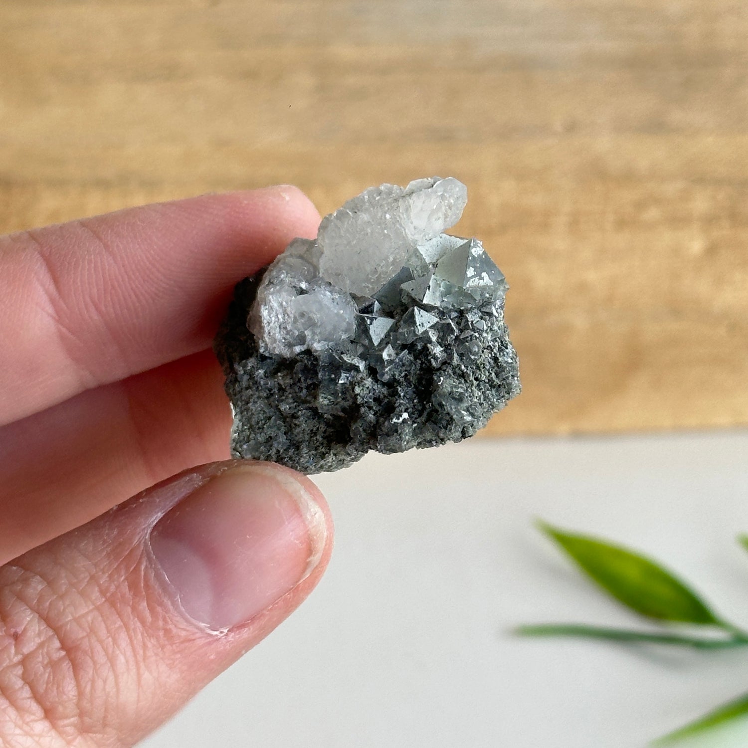 Epidote & Quartz Cluster 14g