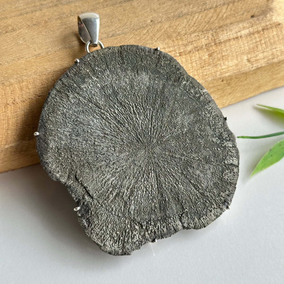 Pyrite Sun Pendant