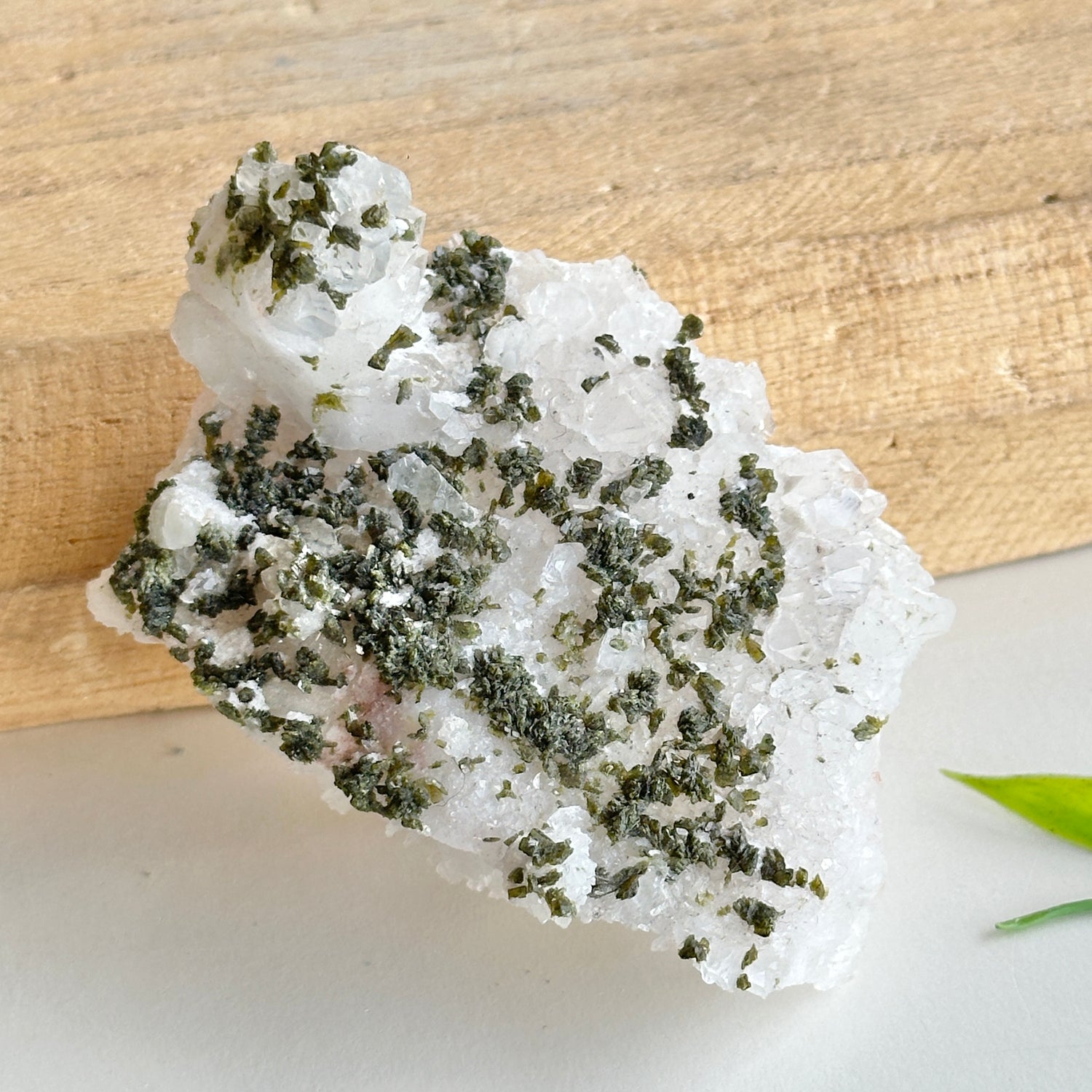 Epidote & Quartz Cluster 110g