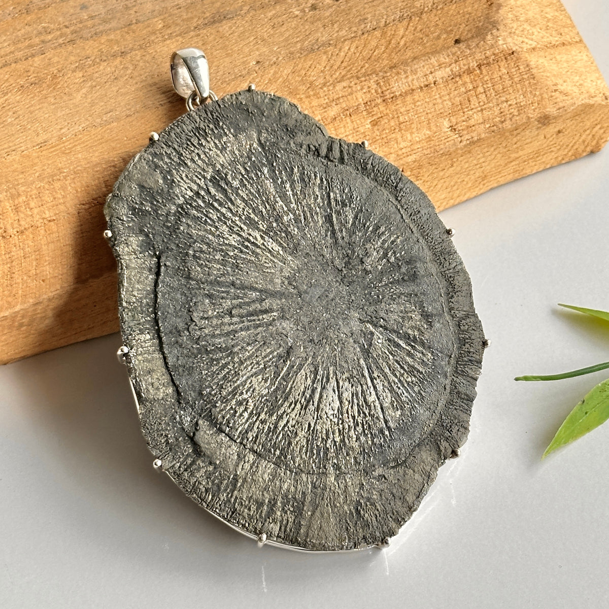 Pyrite Sun Pendant