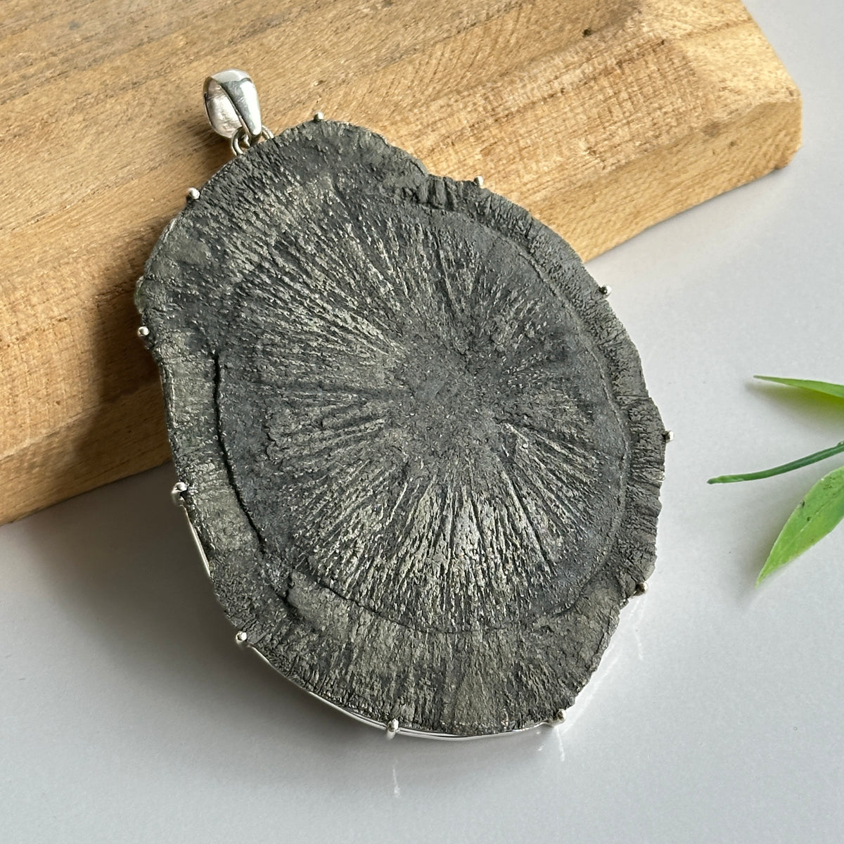 Pyrite Sun Pendant