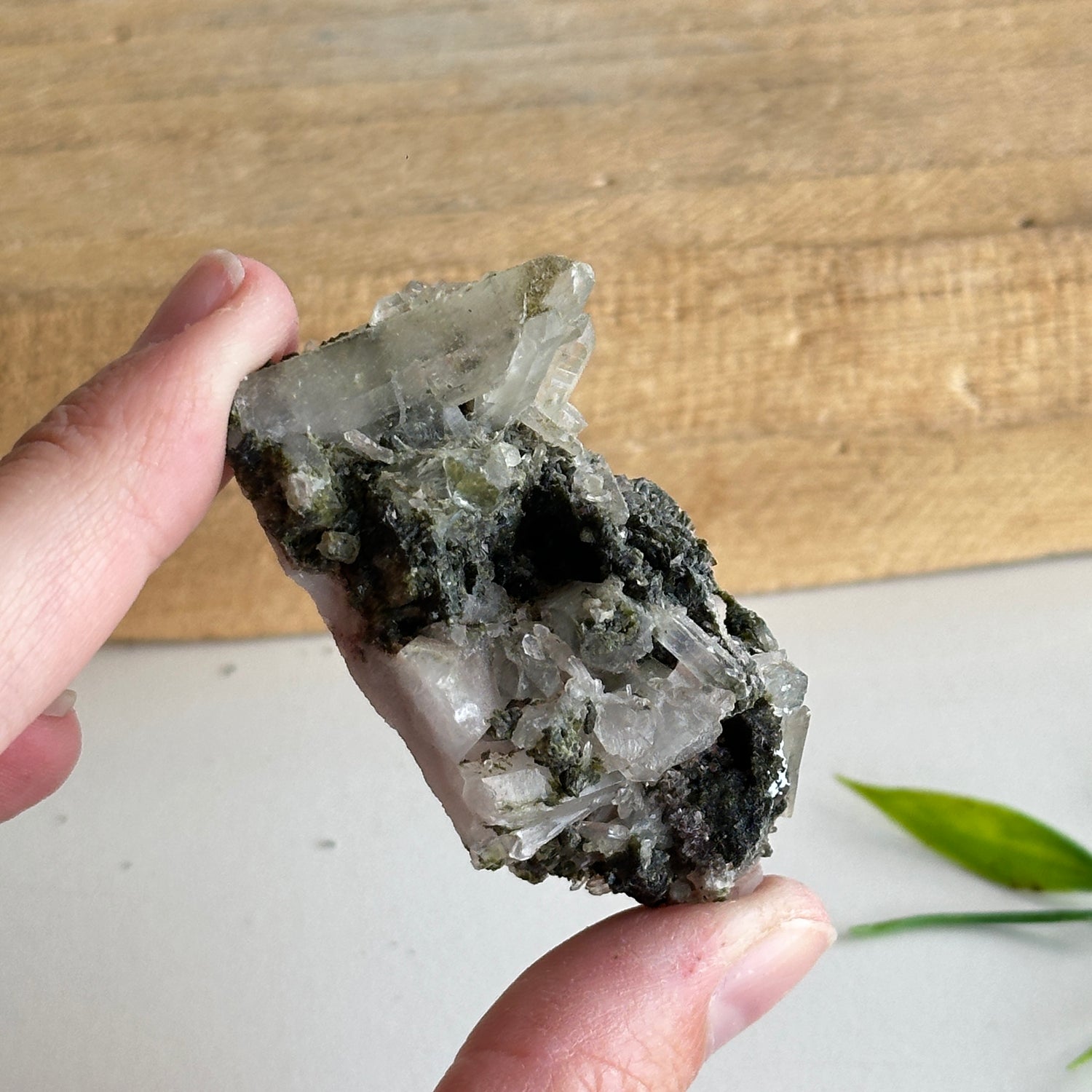Epidote & Quartz Cluster 42g