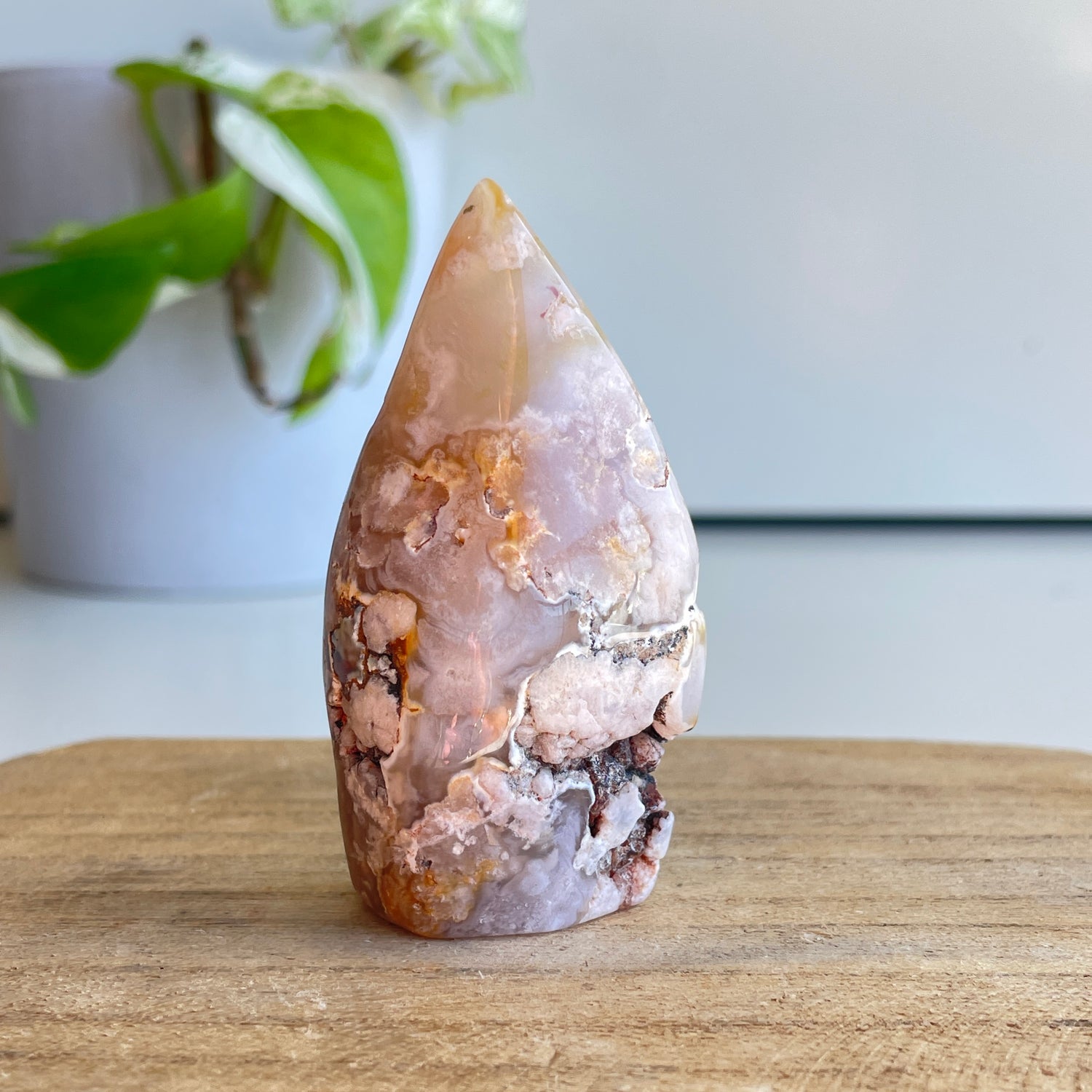 Flower Agate Flame 6.7cm