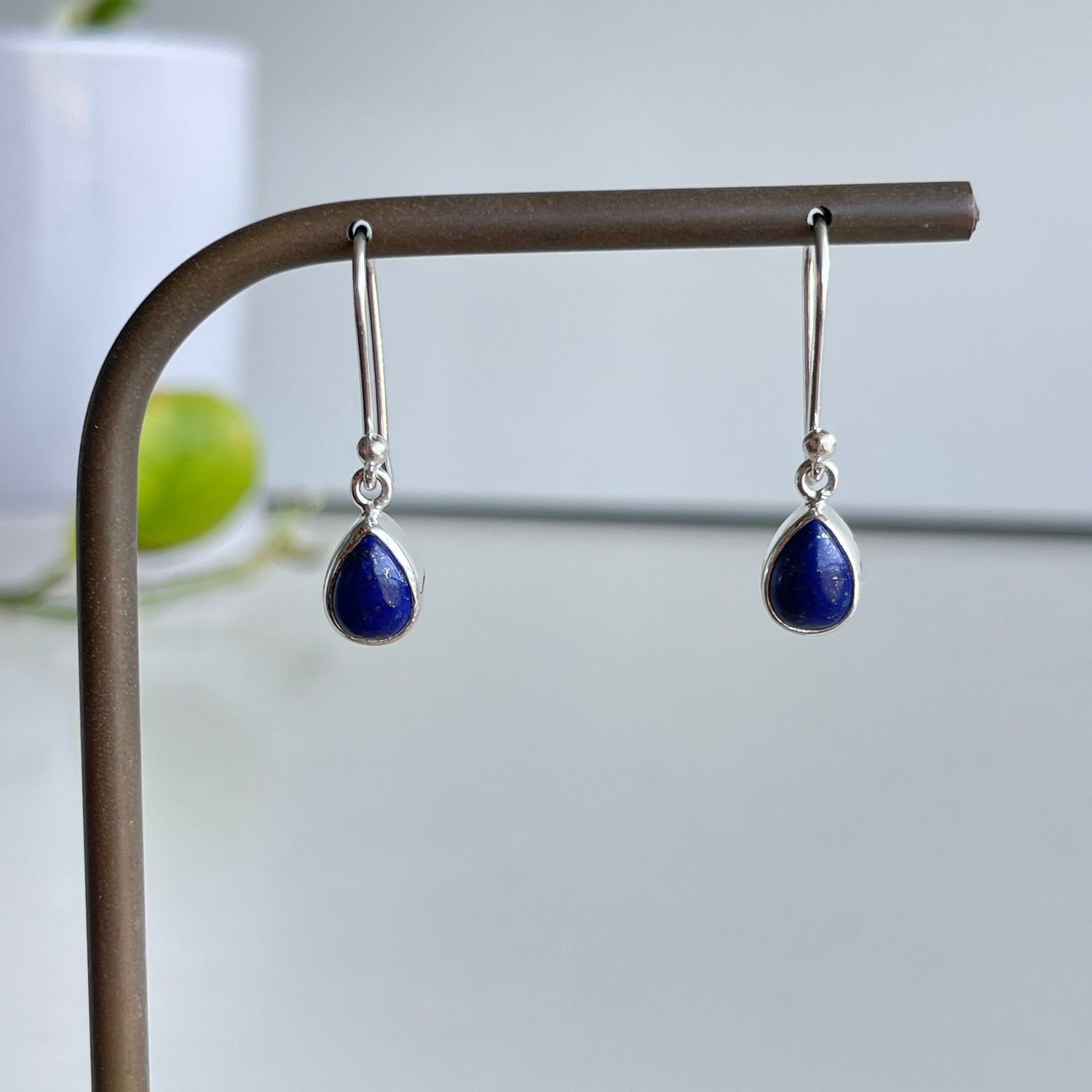 Lapis Lazuli Teardrop Earrings