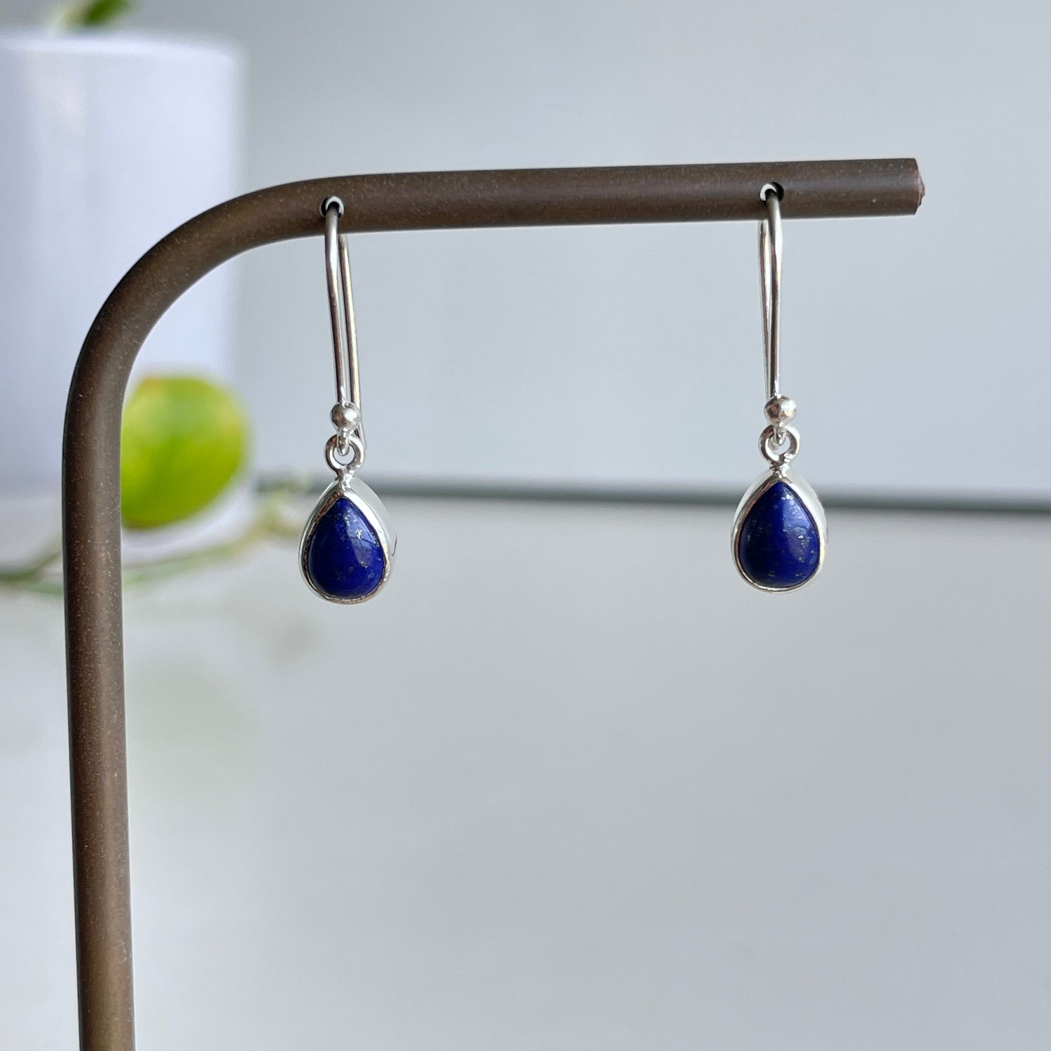 Lapis Lazuli Teardrop Earrings