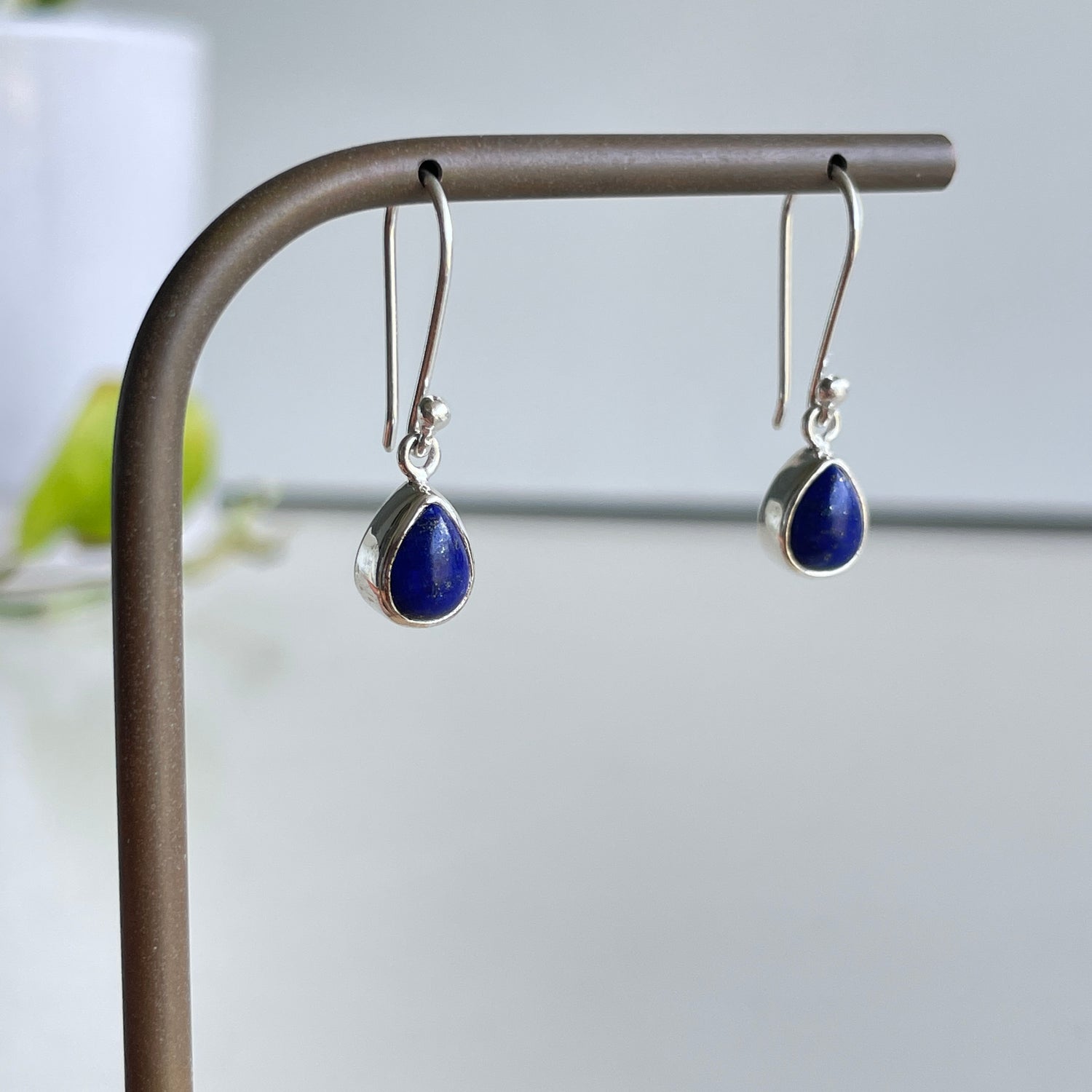 Lapis Lazuli Teardrop Earrings