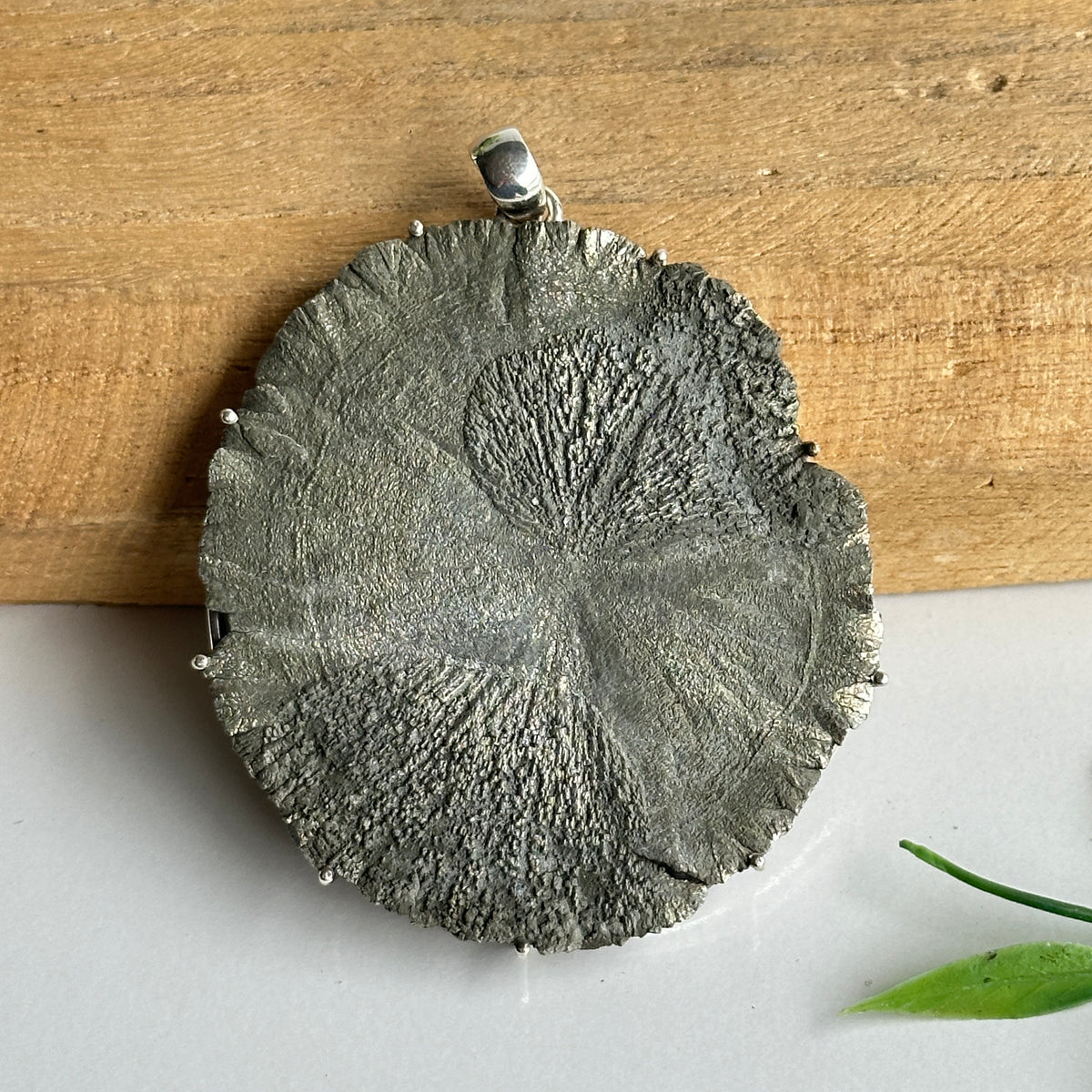 Pyrite Sun Pendant