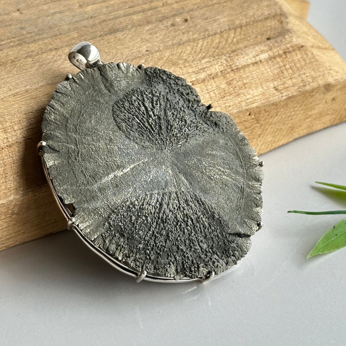 Pyrite Sun Pendant